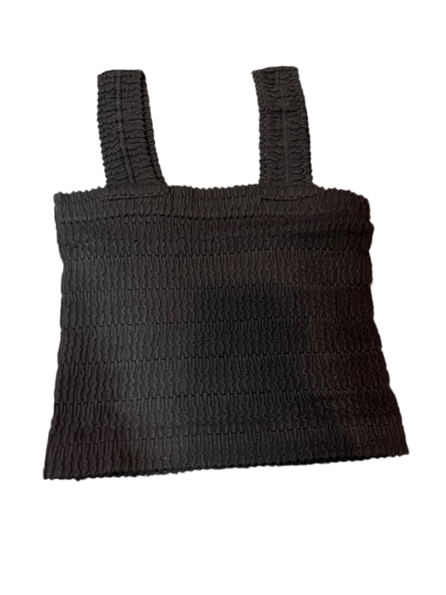 Ocean Drive crinkle square neck tank