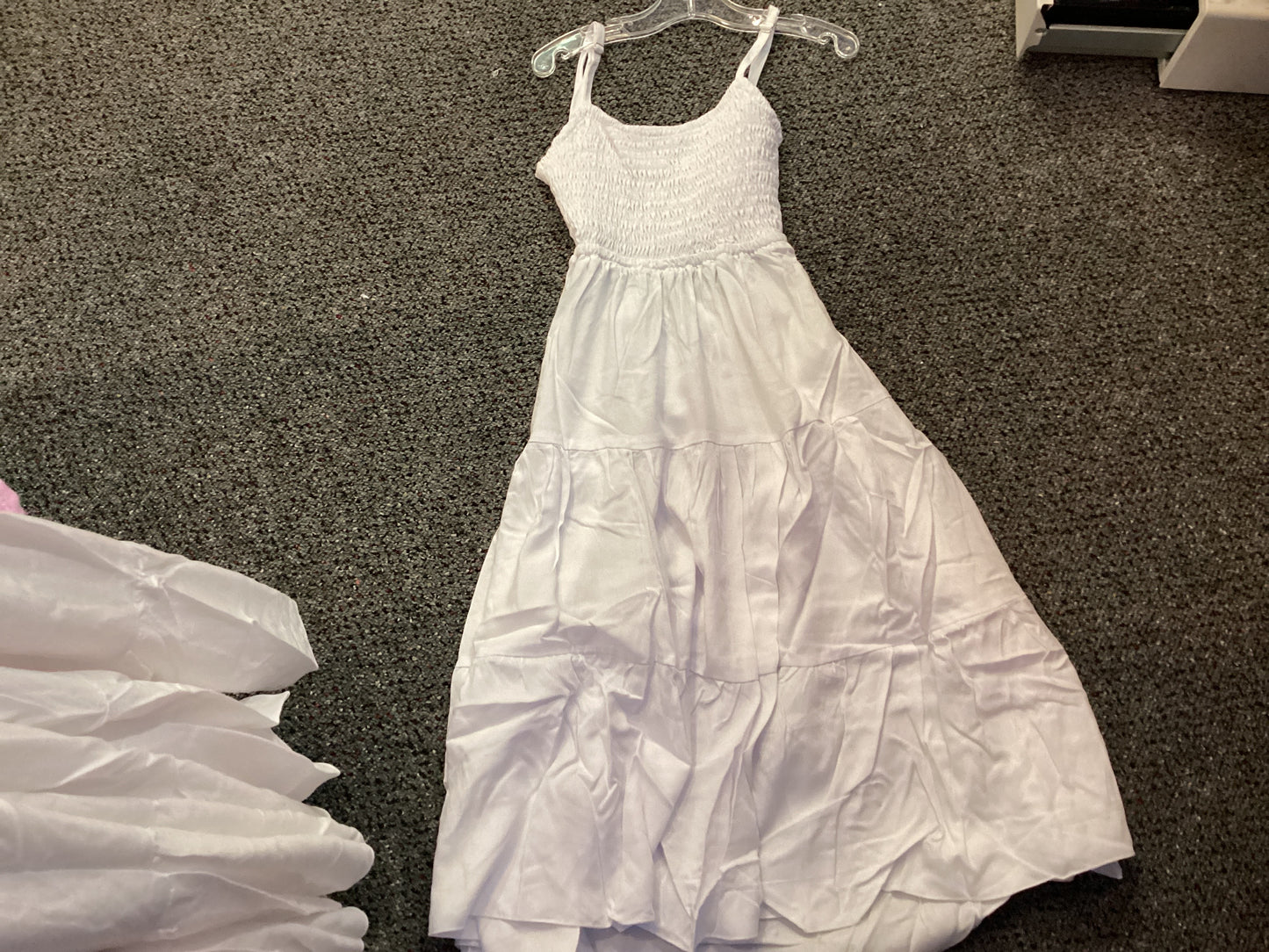 Tiara Hawaii white long sundress