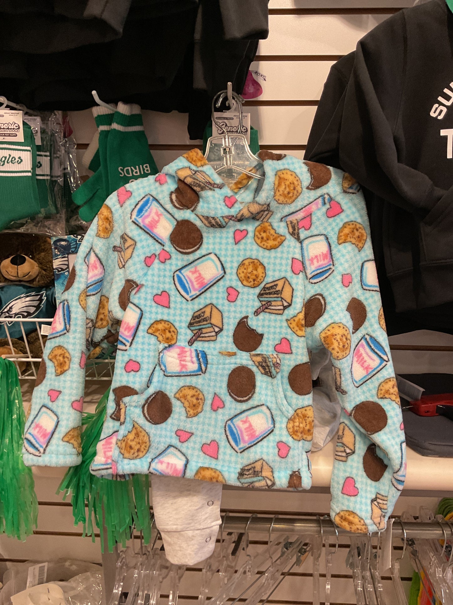 Hugs and Kisses milk and cookies cozy Hoodie