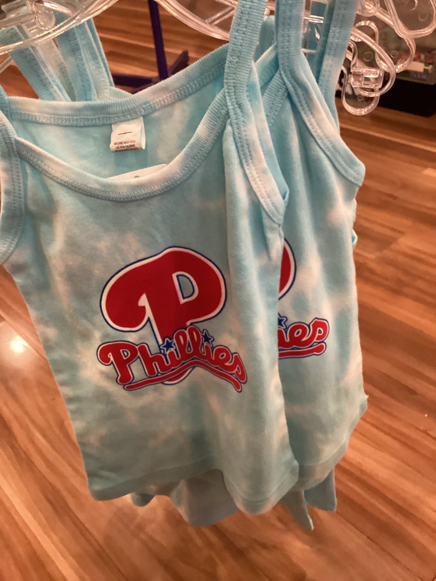 Phillies tie dye tanks