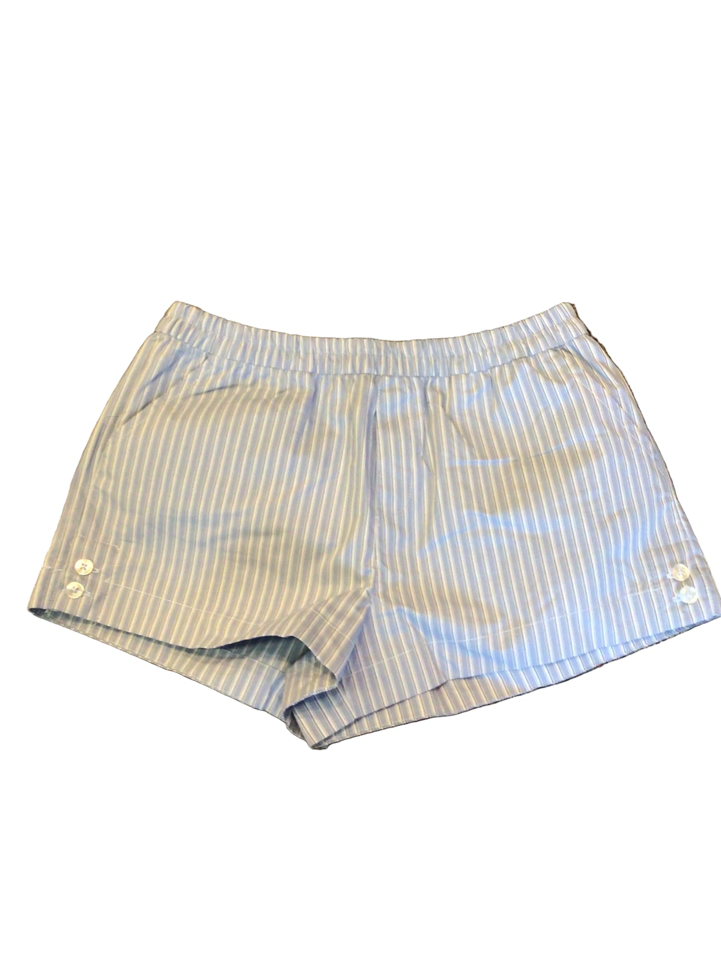 Katie J blue pinstripe boxer short