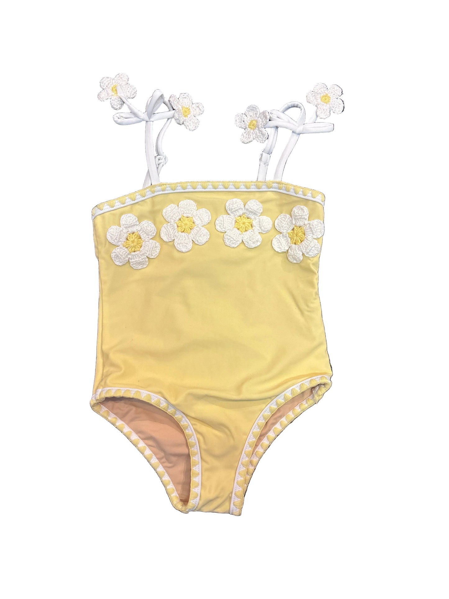 Butter daisy crochet one swimsuit