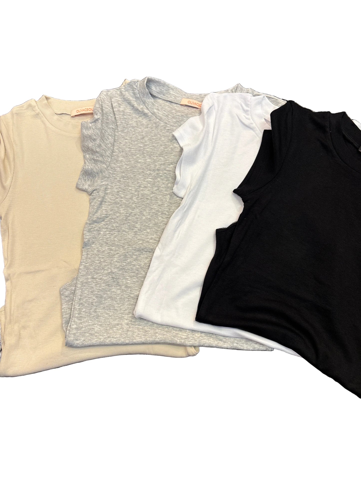 Olivaceous knit Tshirt