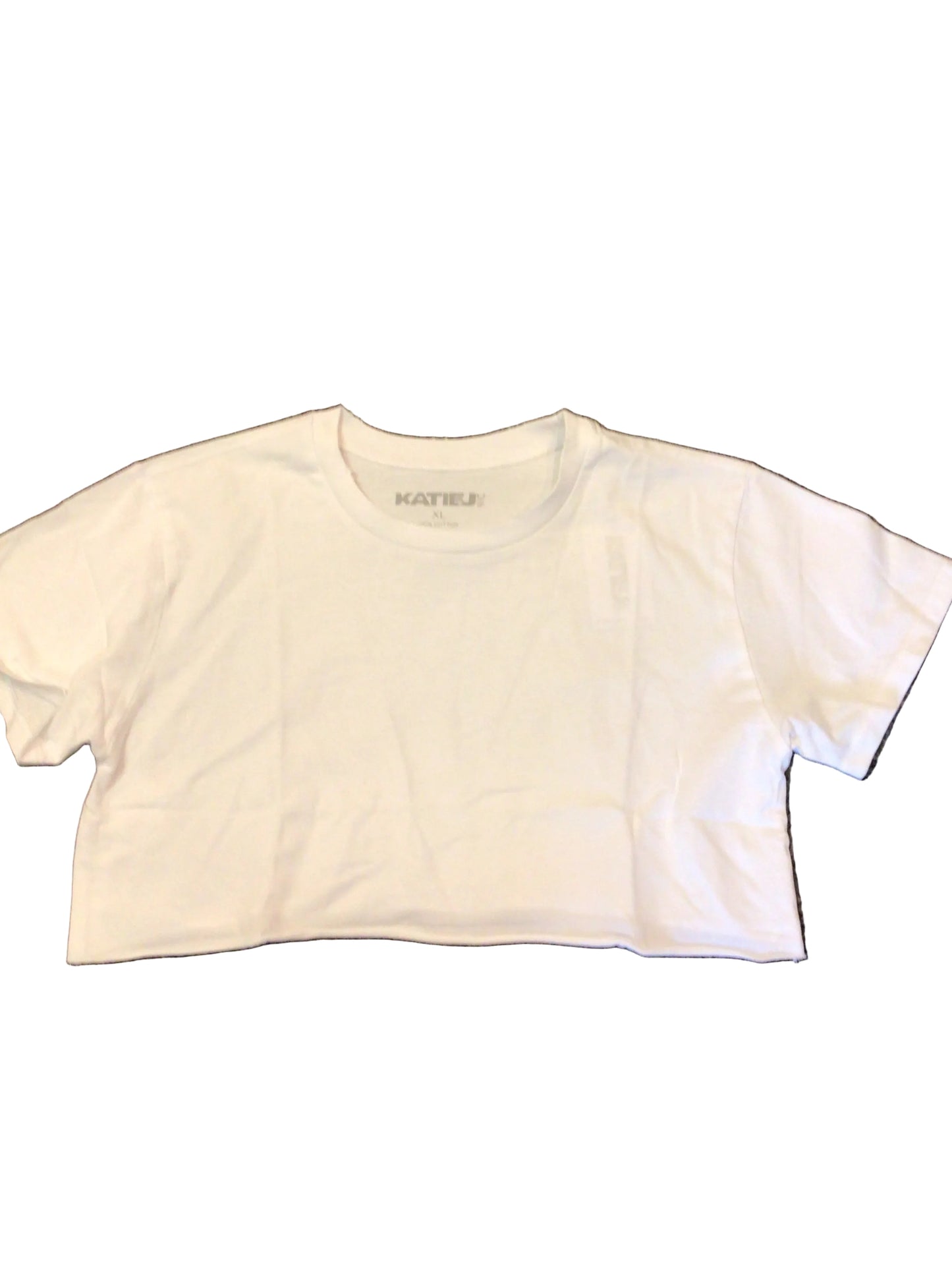 Katie J Tristan white tshirt