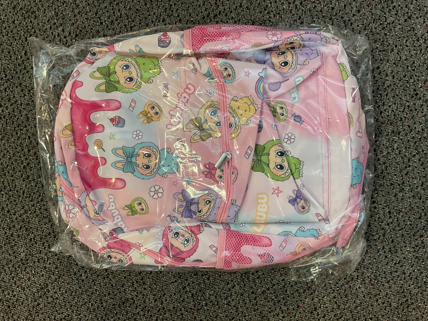 Labubu pink Back Packs