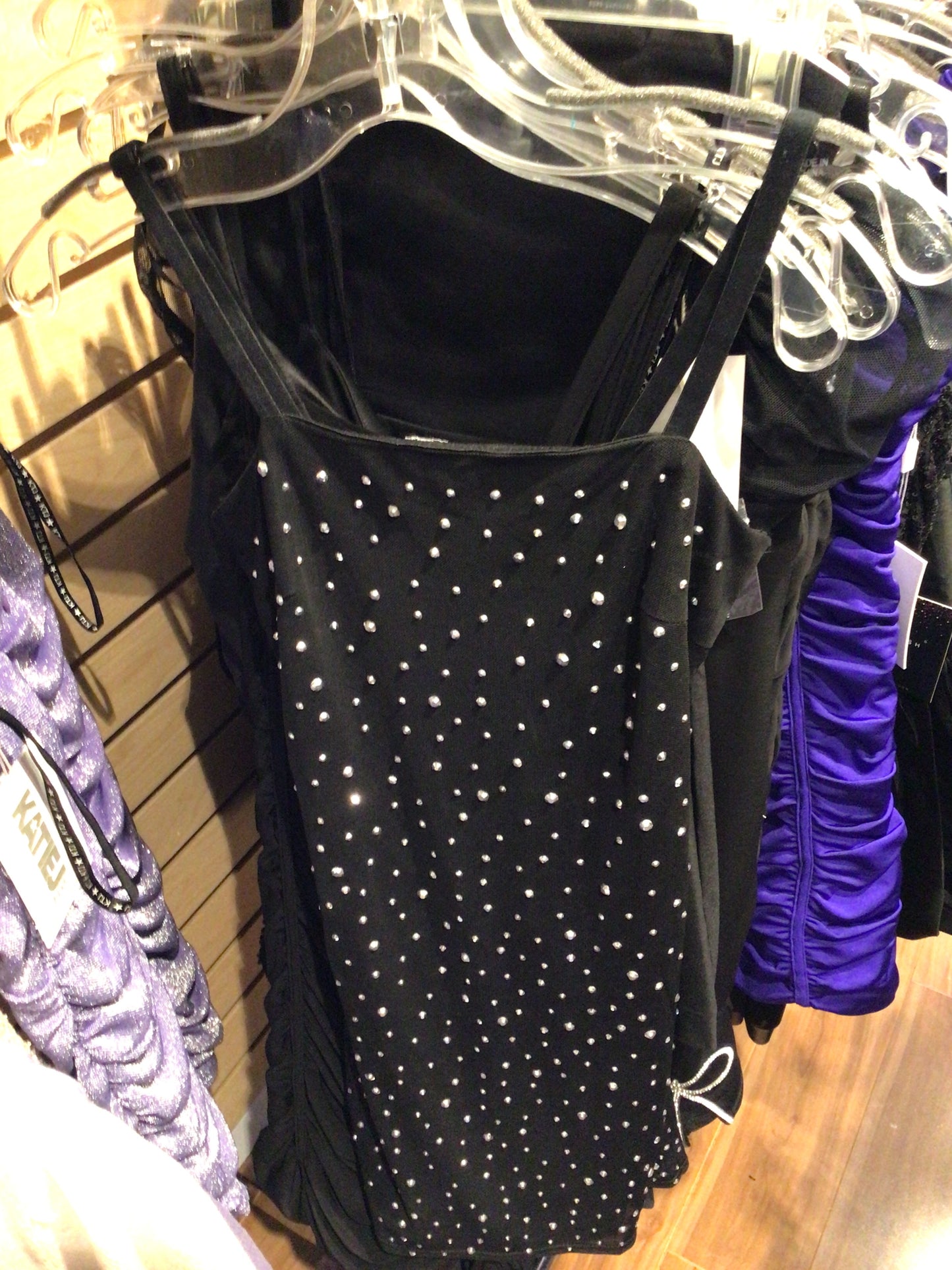 Theme NYC black dress with rhinestones