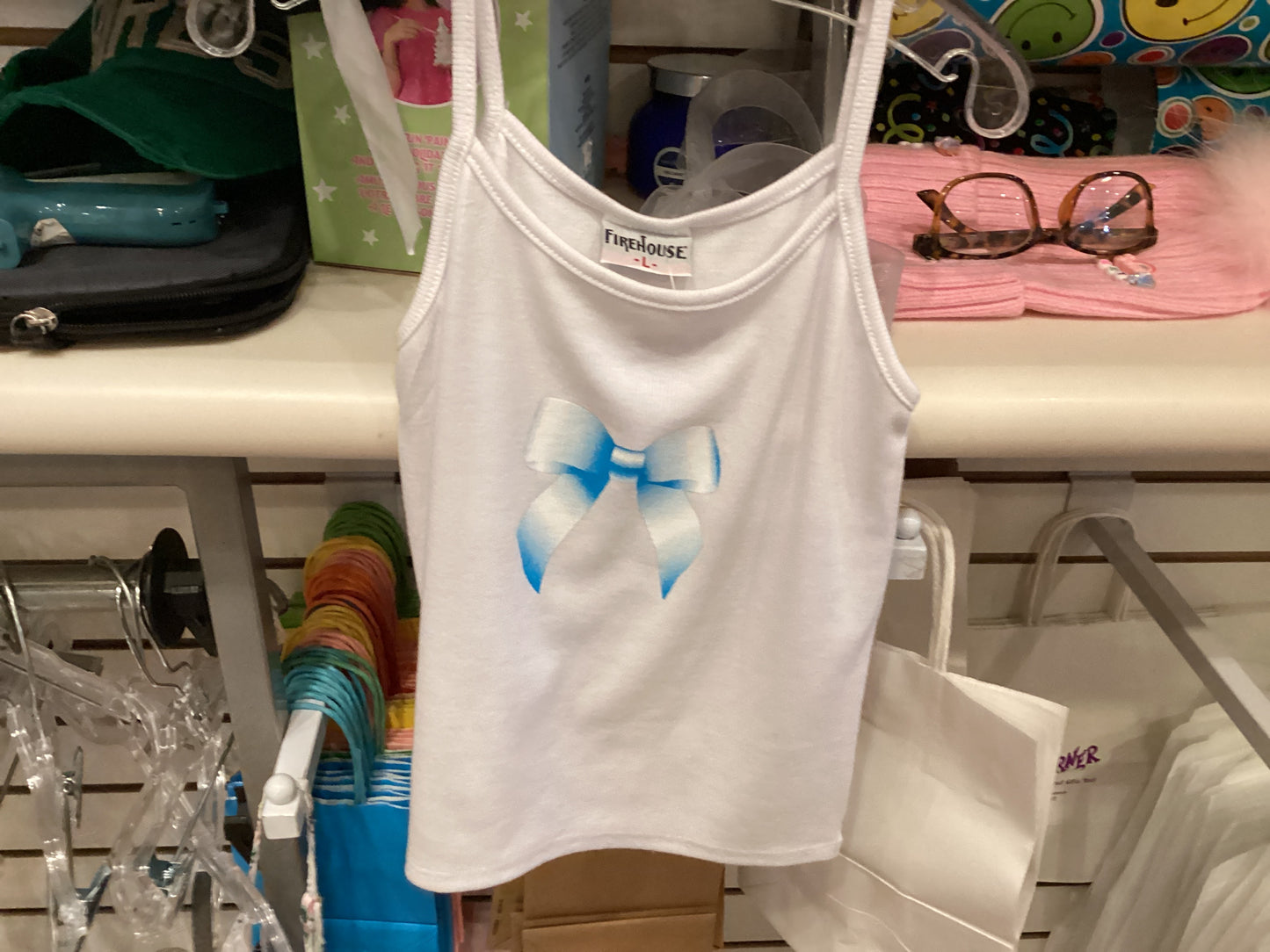Firehouse white/blue bow rib tank