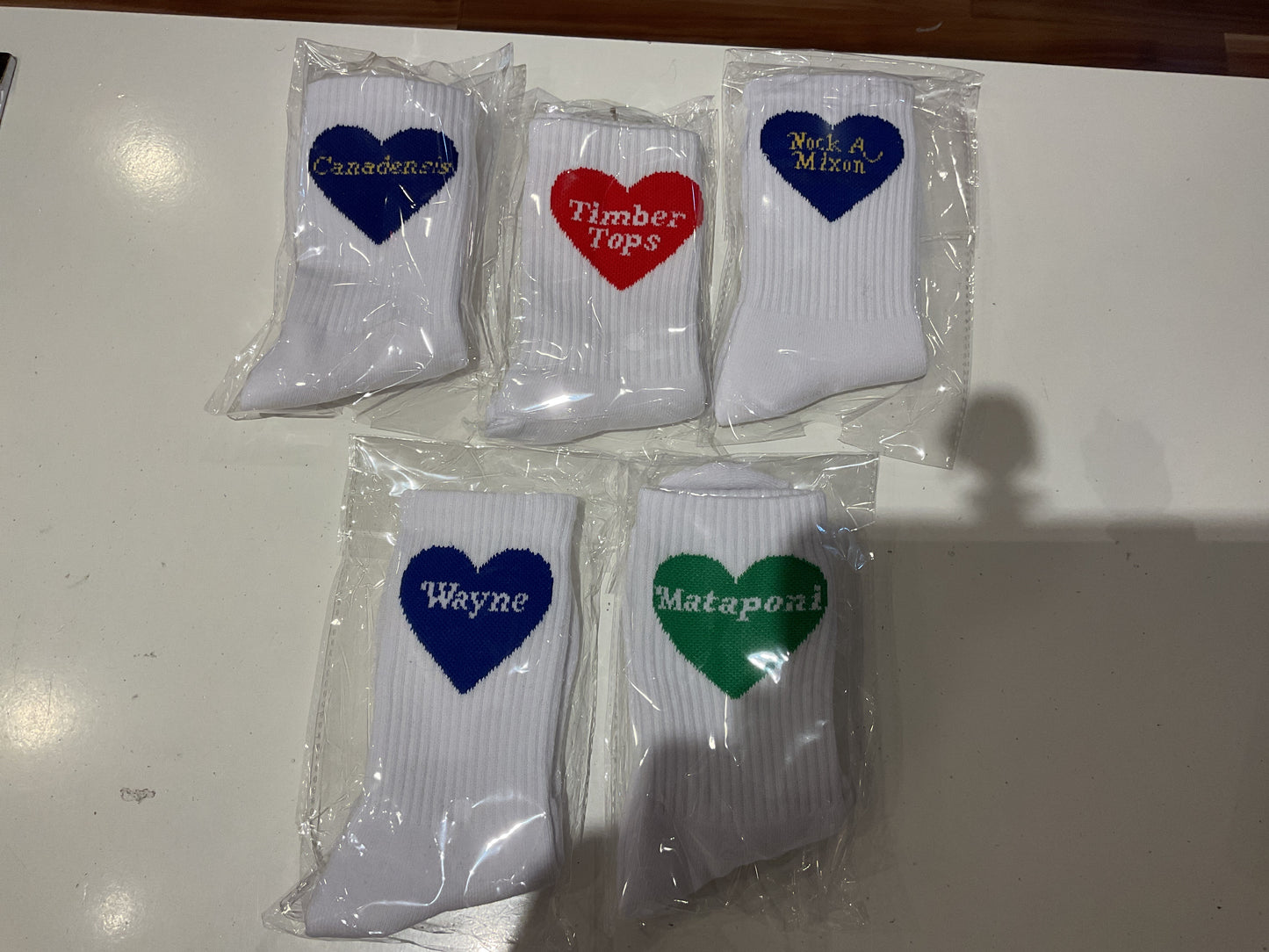 Embroidered Logo Camp Sock