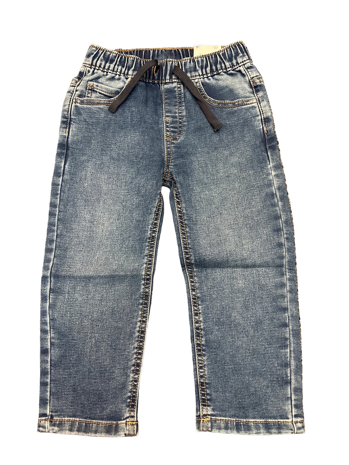 Soft denim jogger pants