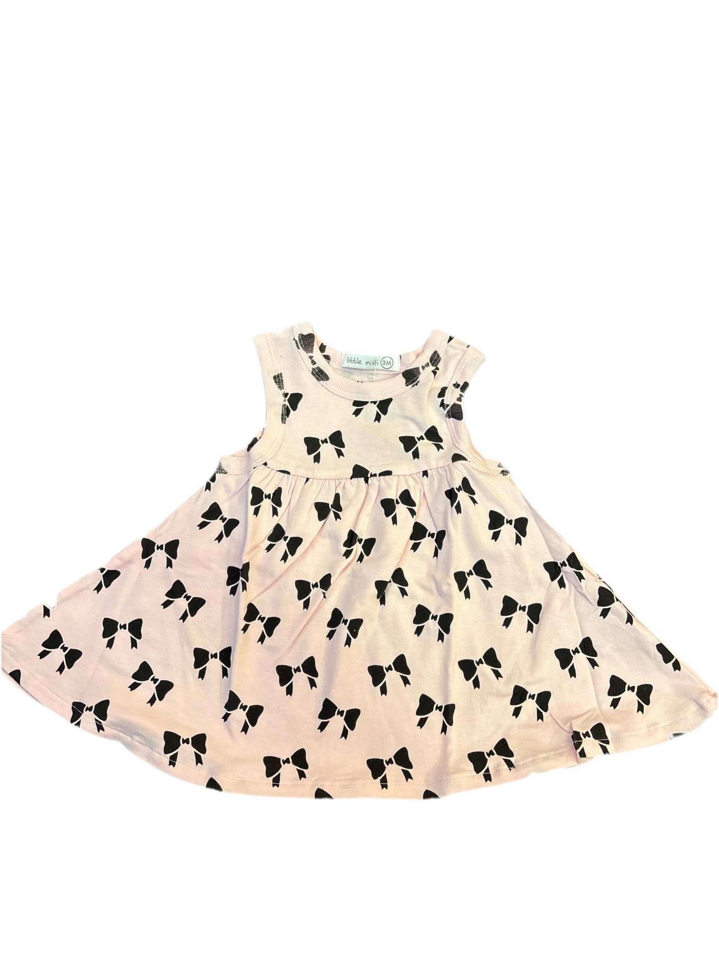 Pink bow dress