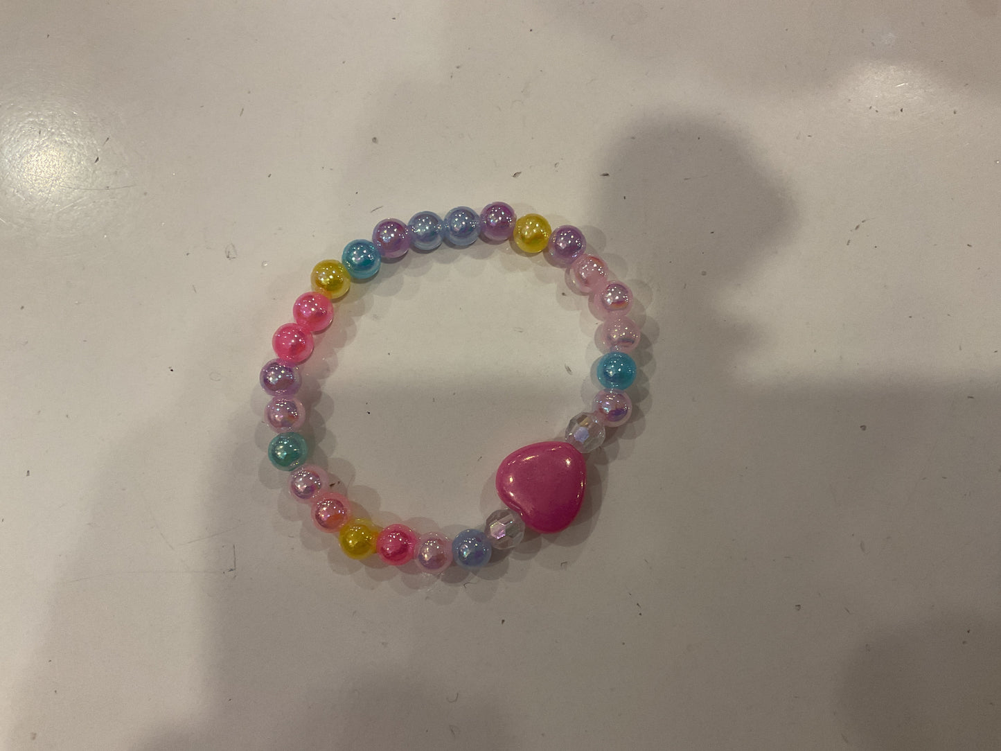 Heart colored bracelets