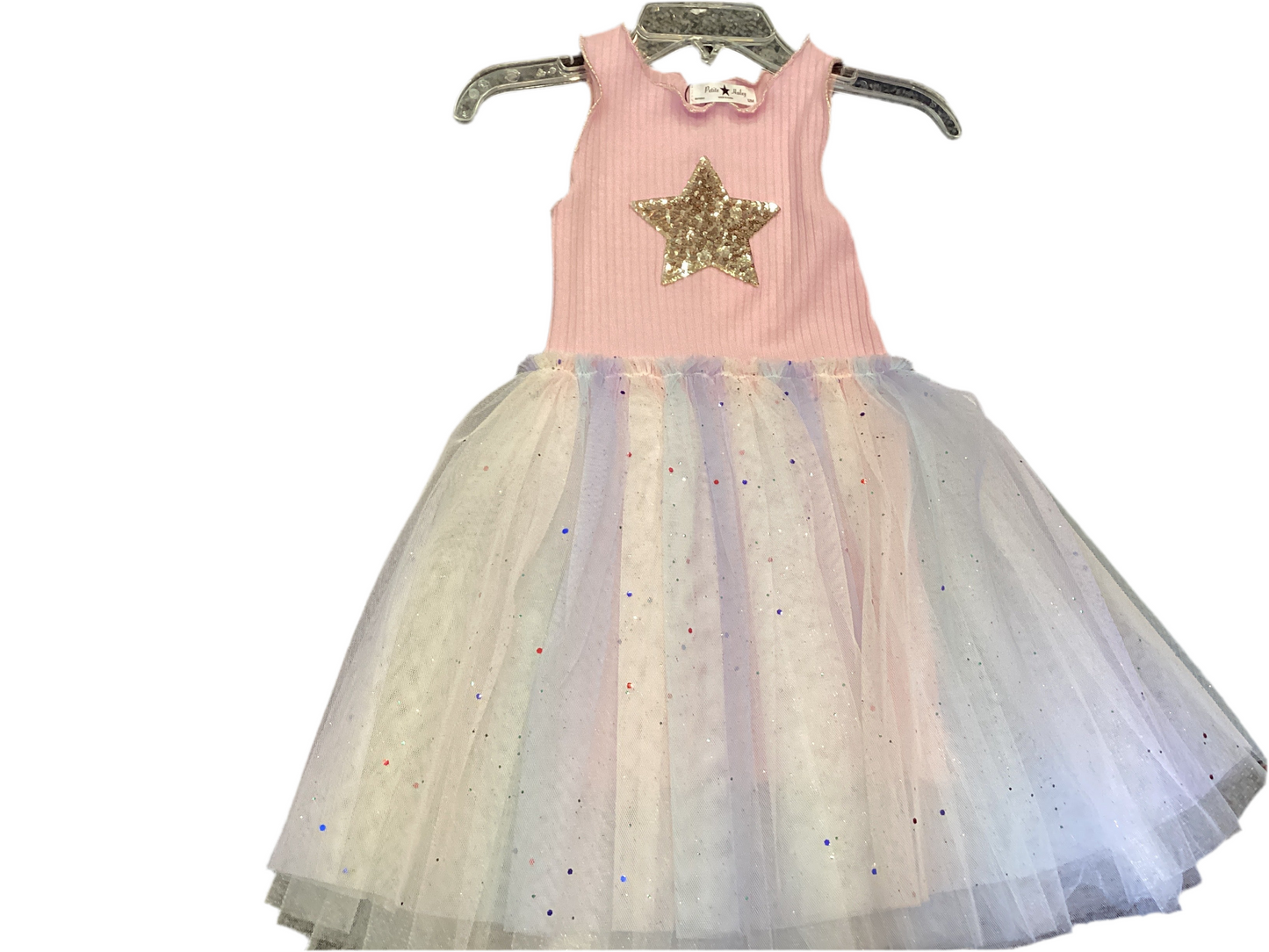 Petite Hailey star multi color tulle