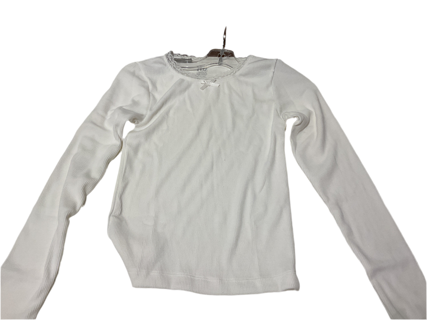 FBZ off white ribbed L/S tee