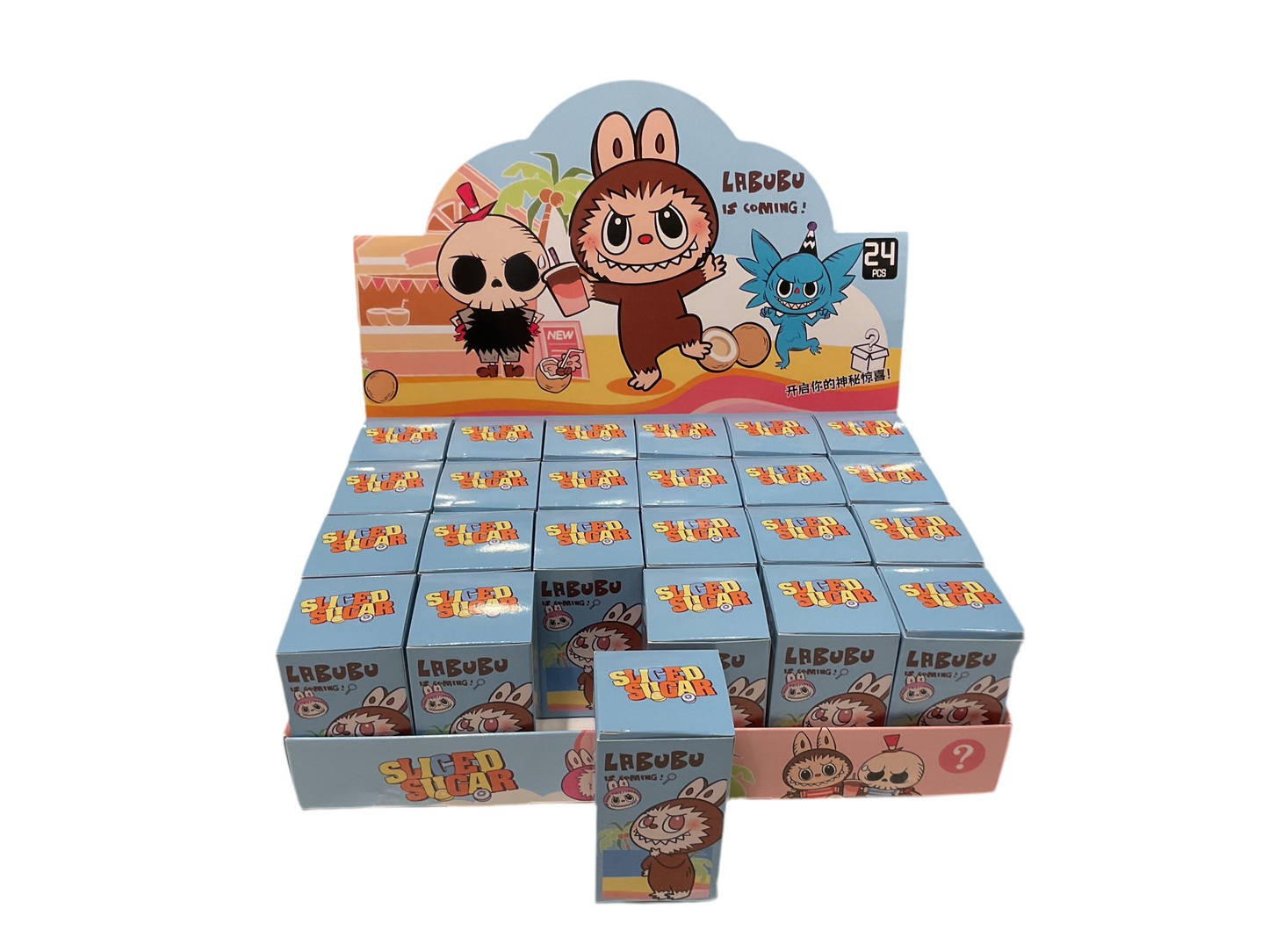 Labubu boxed keychain