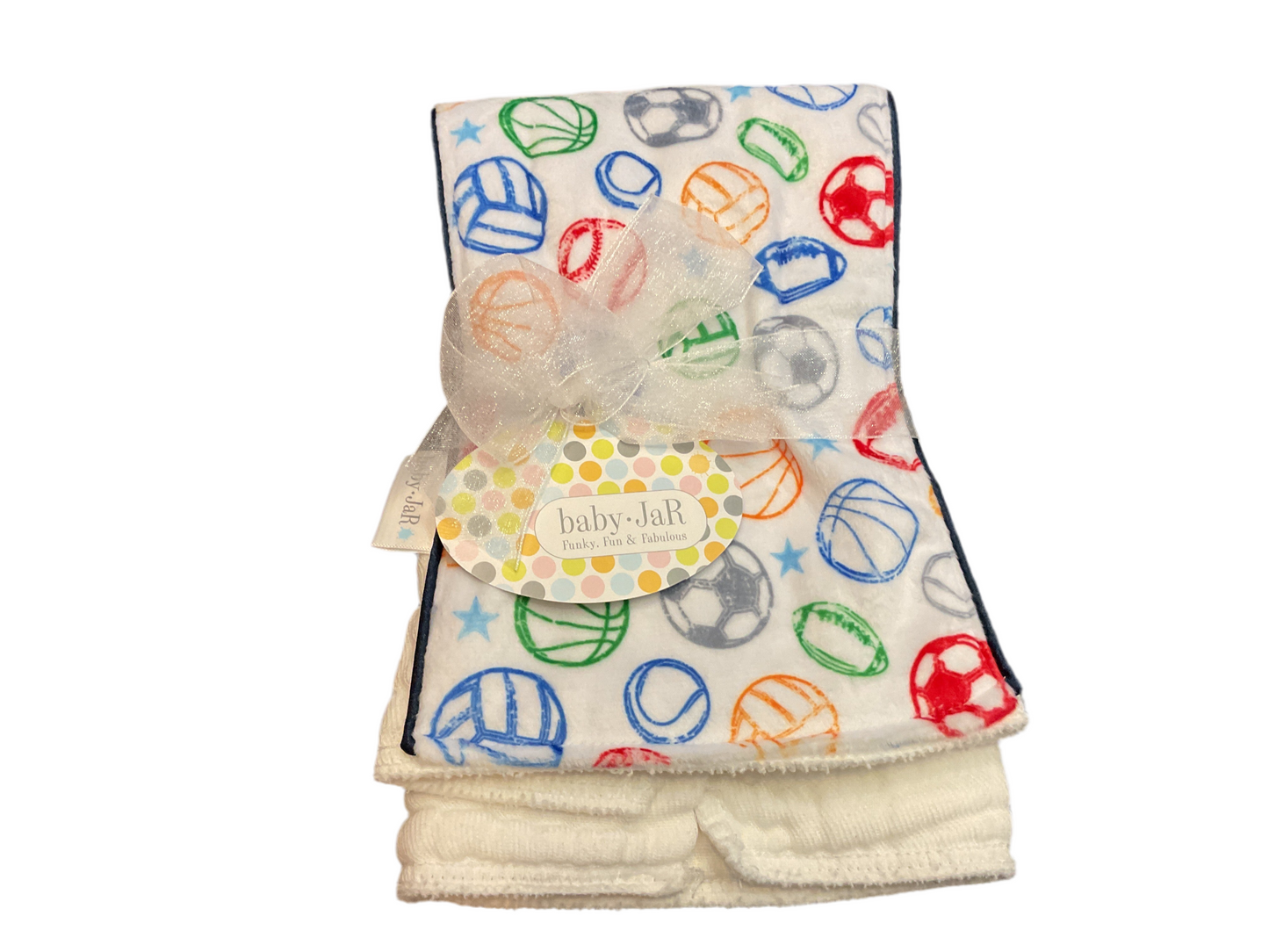 Baby Jar burpe cloths