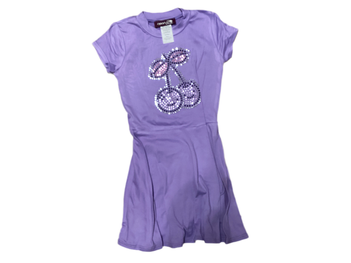 Stoopher purple cherries dress