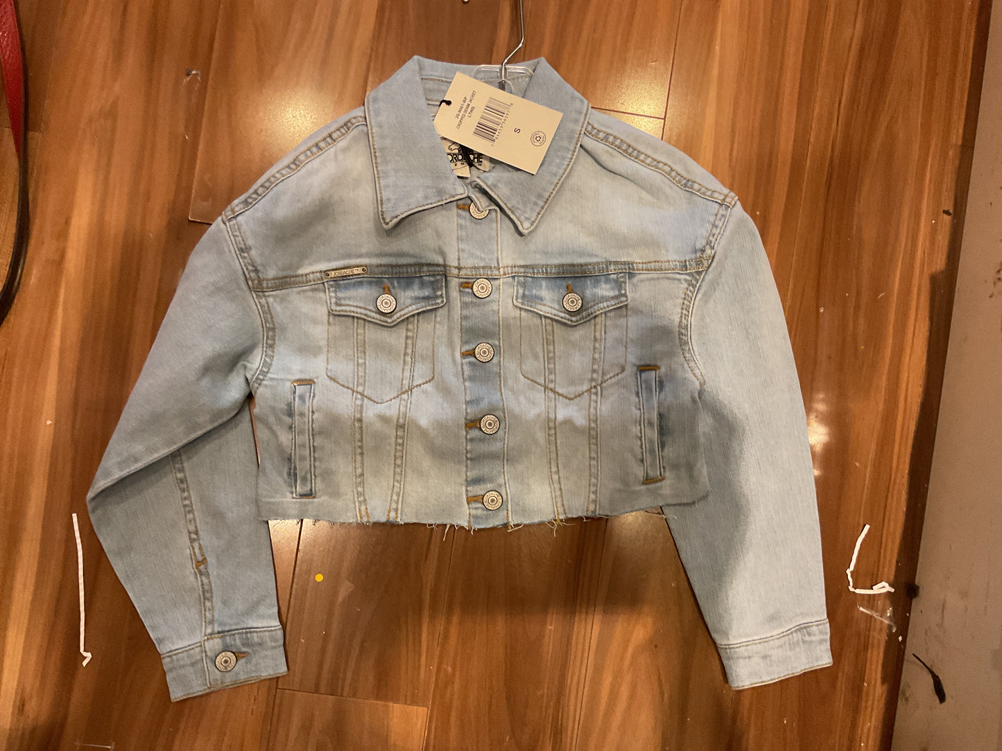 Jordache cropped Jean Jacket