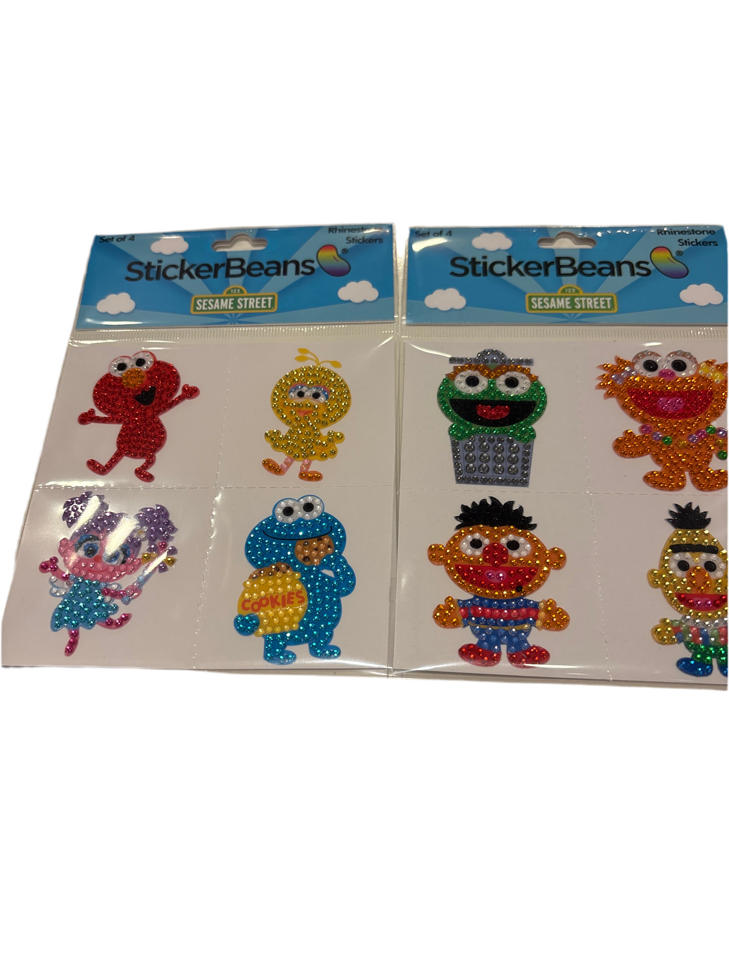 Sticker Beans Sesame Street 4 pack