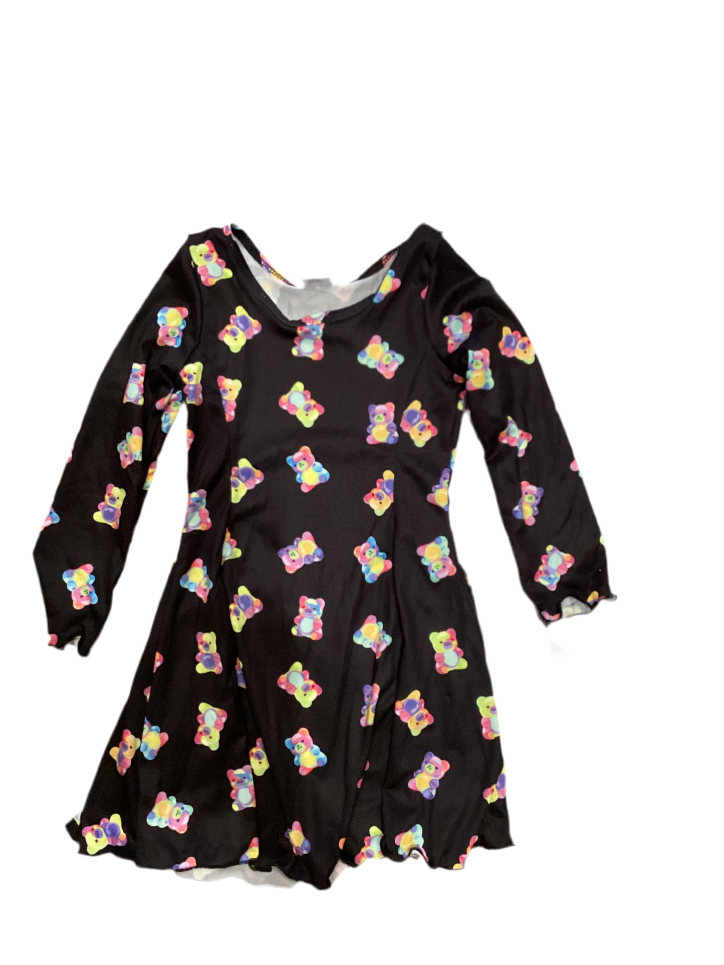 L/S Teddy Bear fit & flare dress