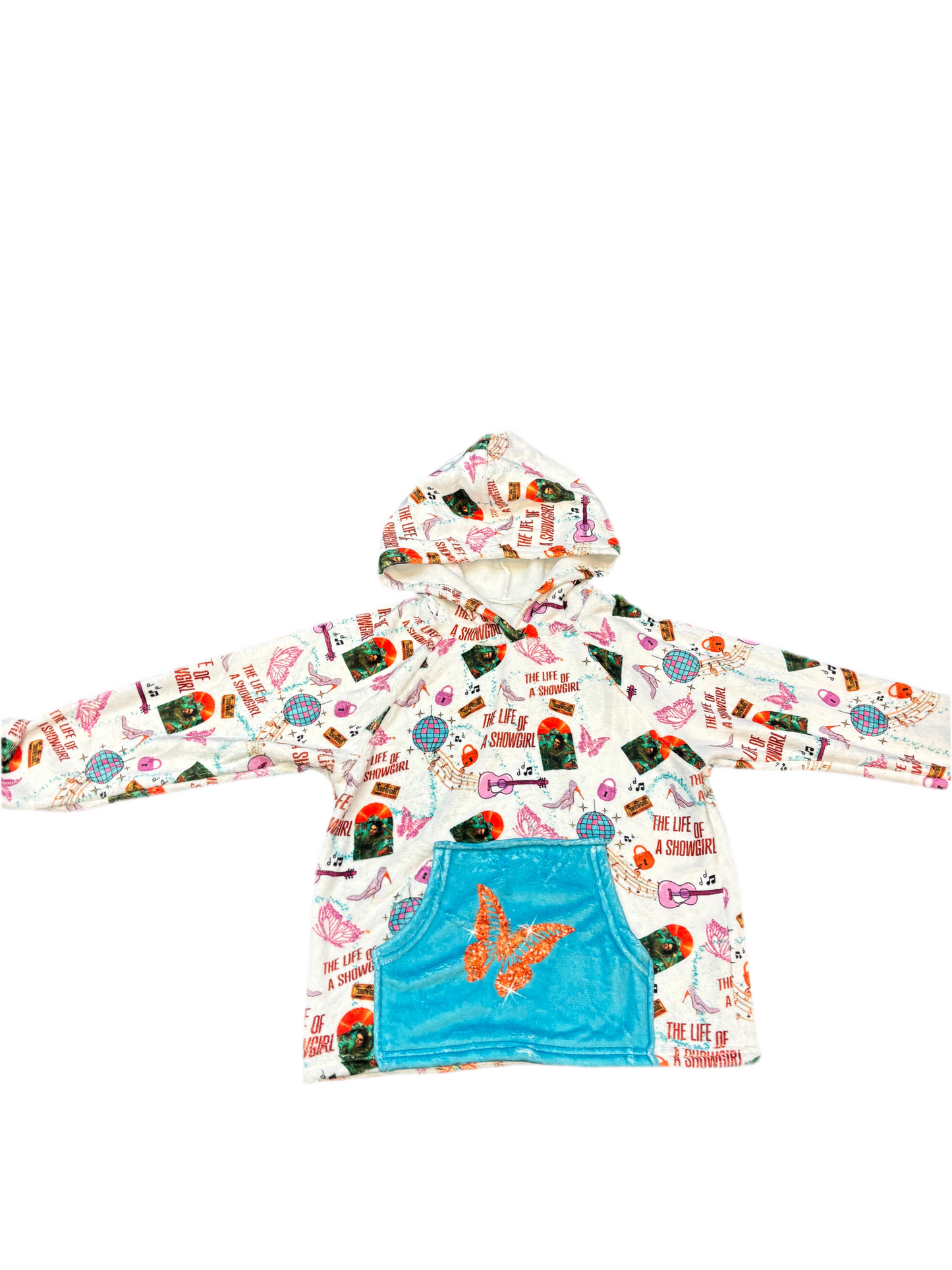 Life of a showgirl fuzzy hoodie