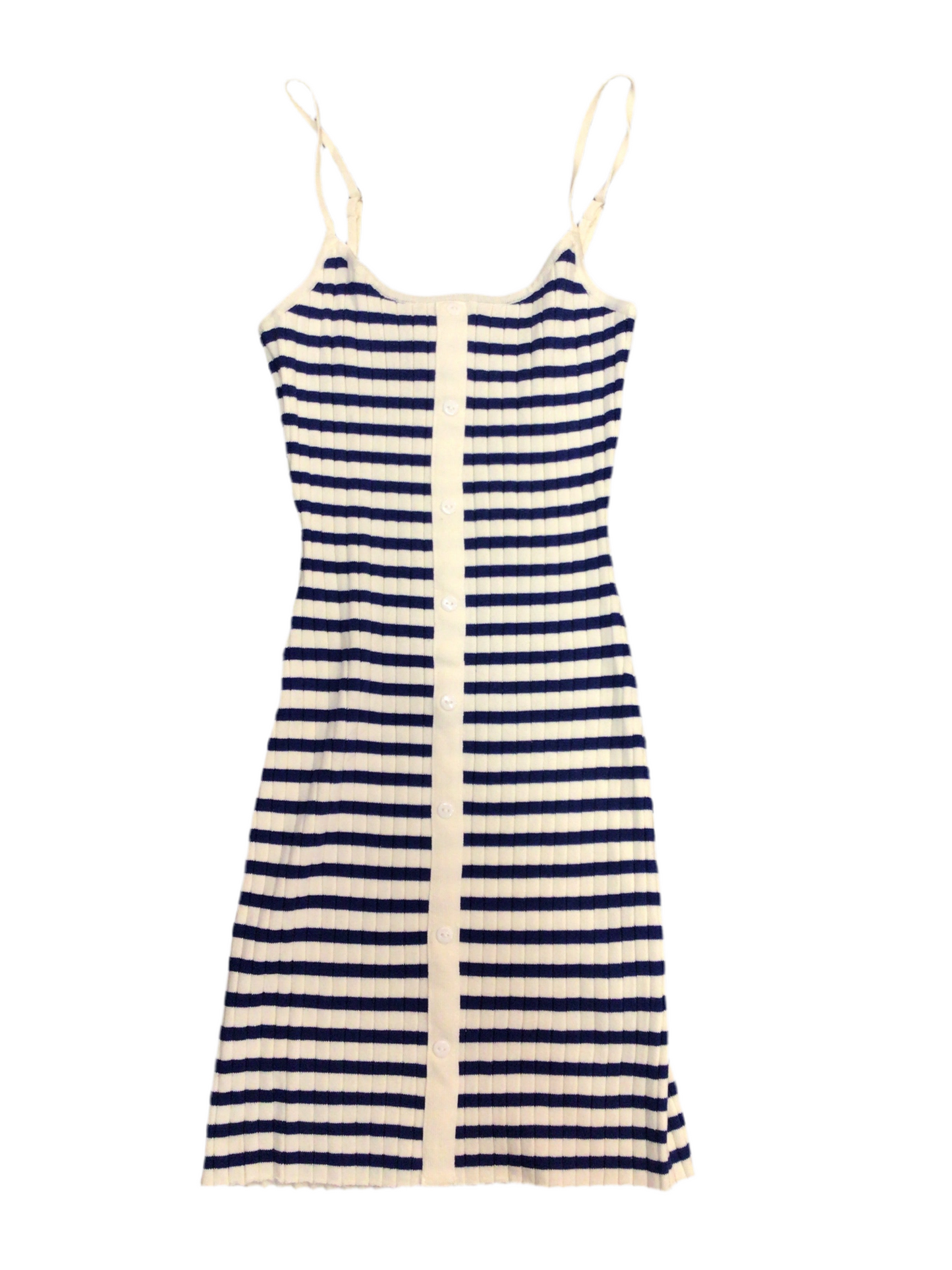 Le Lis striped ribbed tank dress