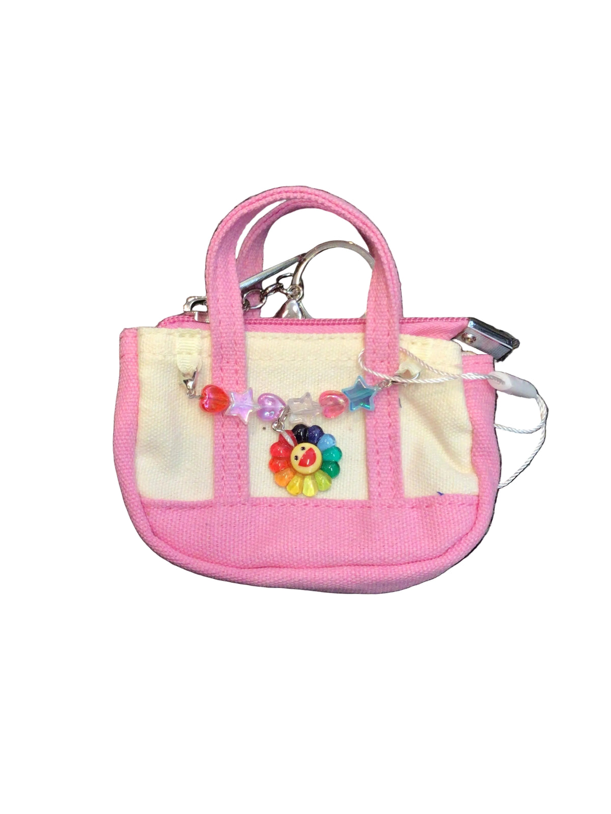 Bari Lynn mini canvas bag charm