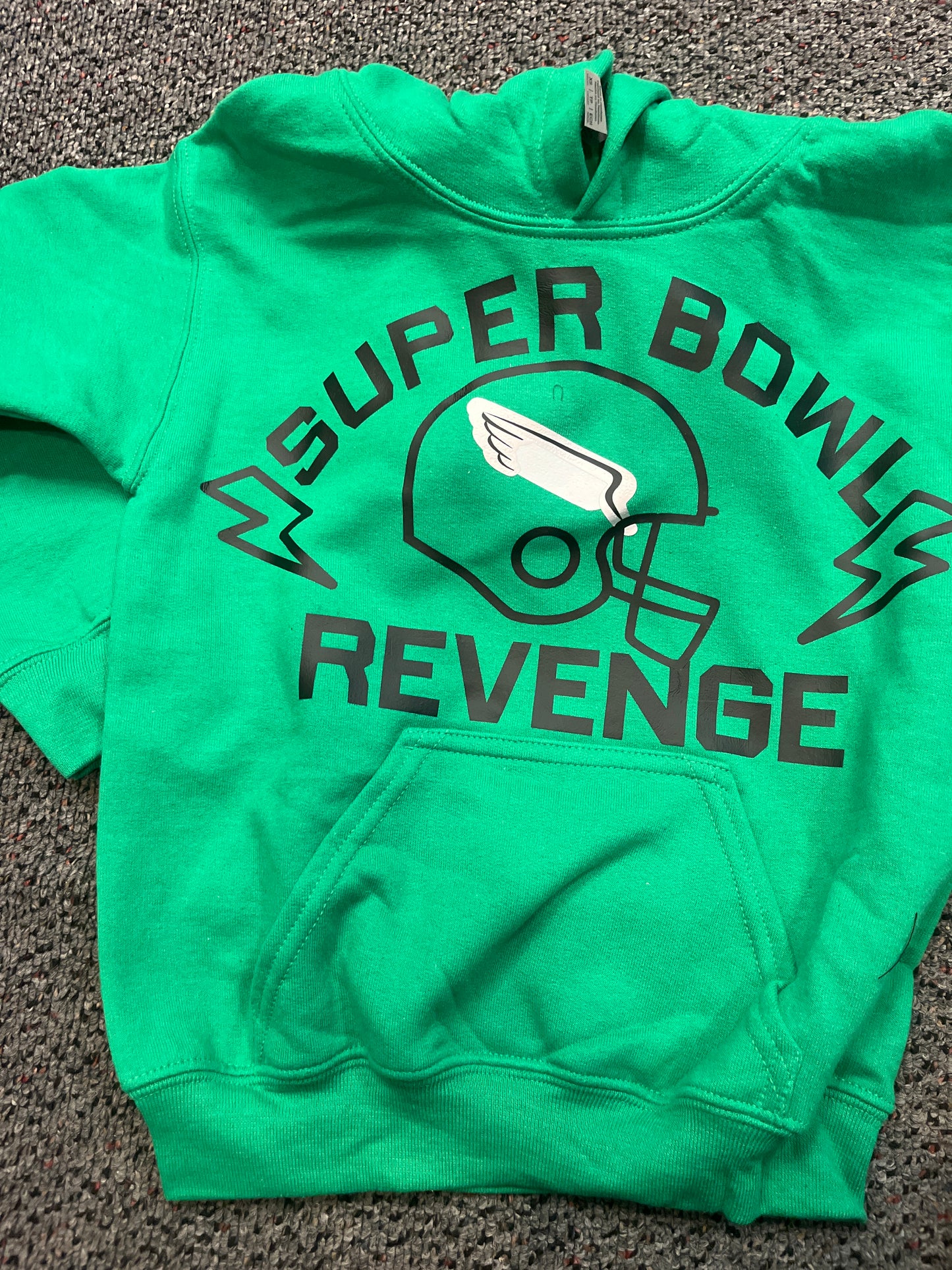 MKK Super Bowl revenge green hoody