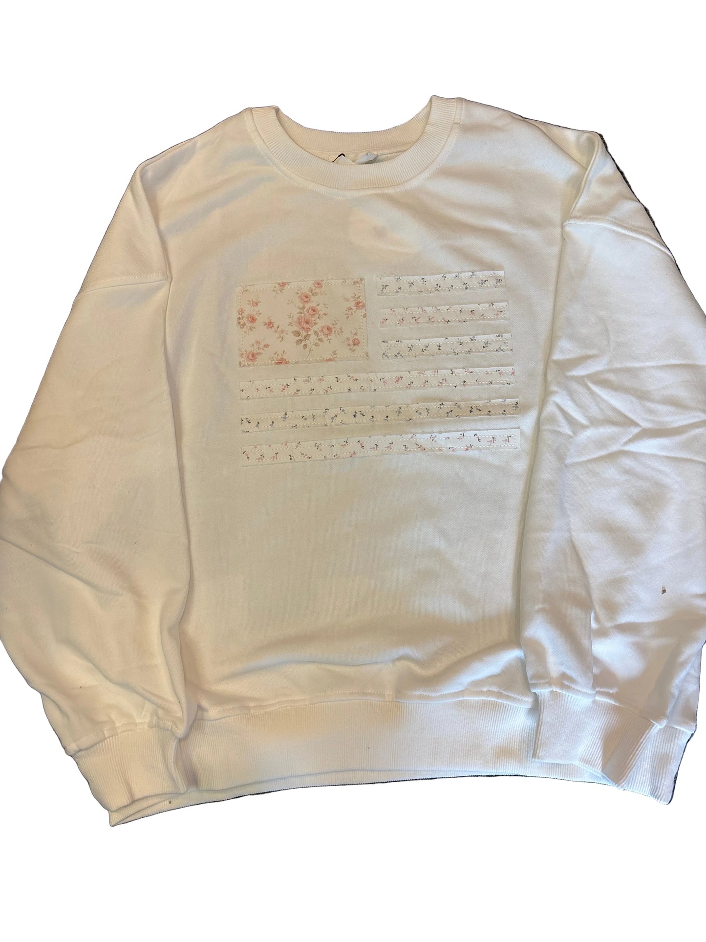 Long sleeve crew neck oversized sweatshirt
