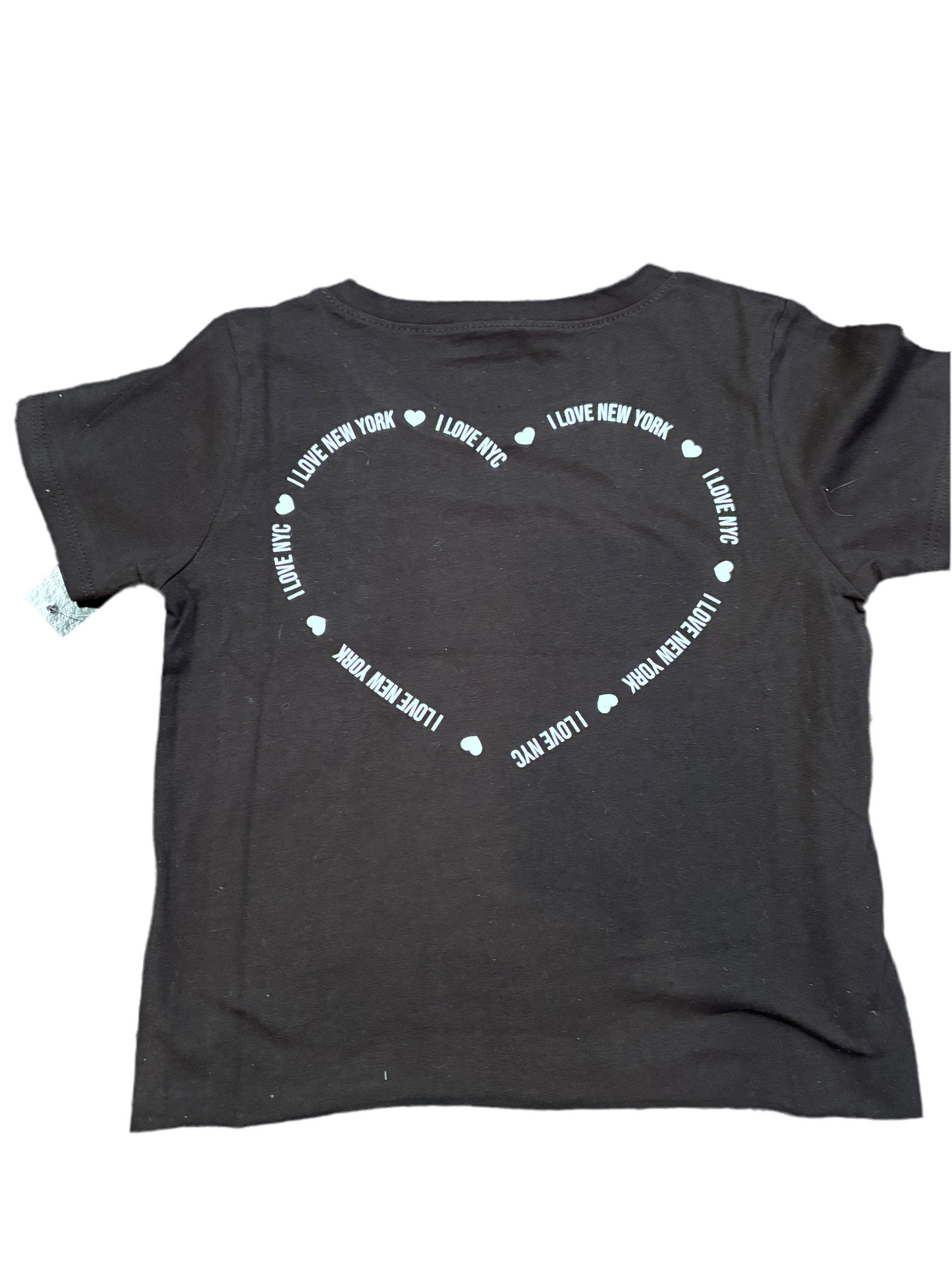 Prince Peter NYC Heart Oversized Cropped Tee