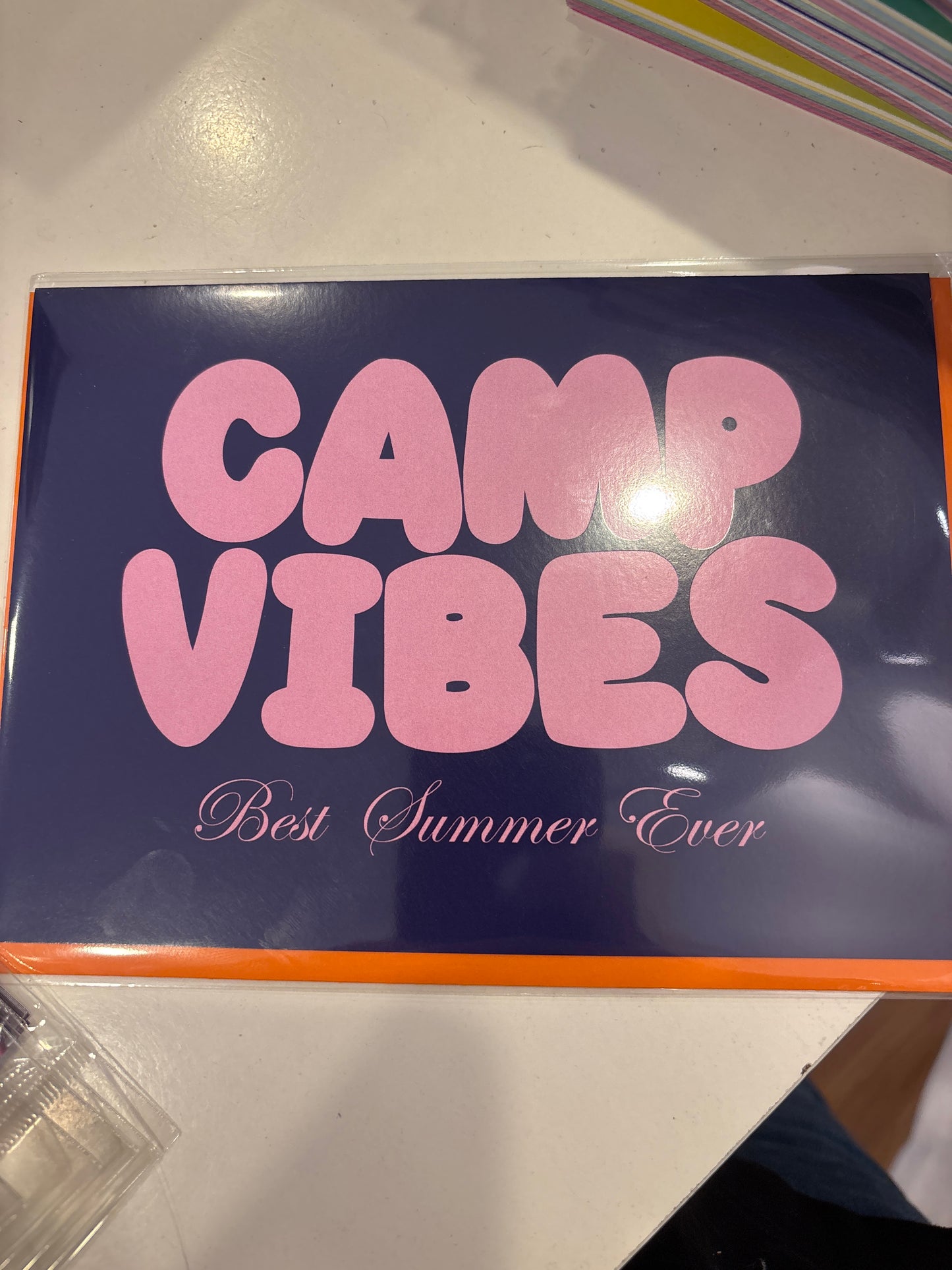 Camp Vibes card