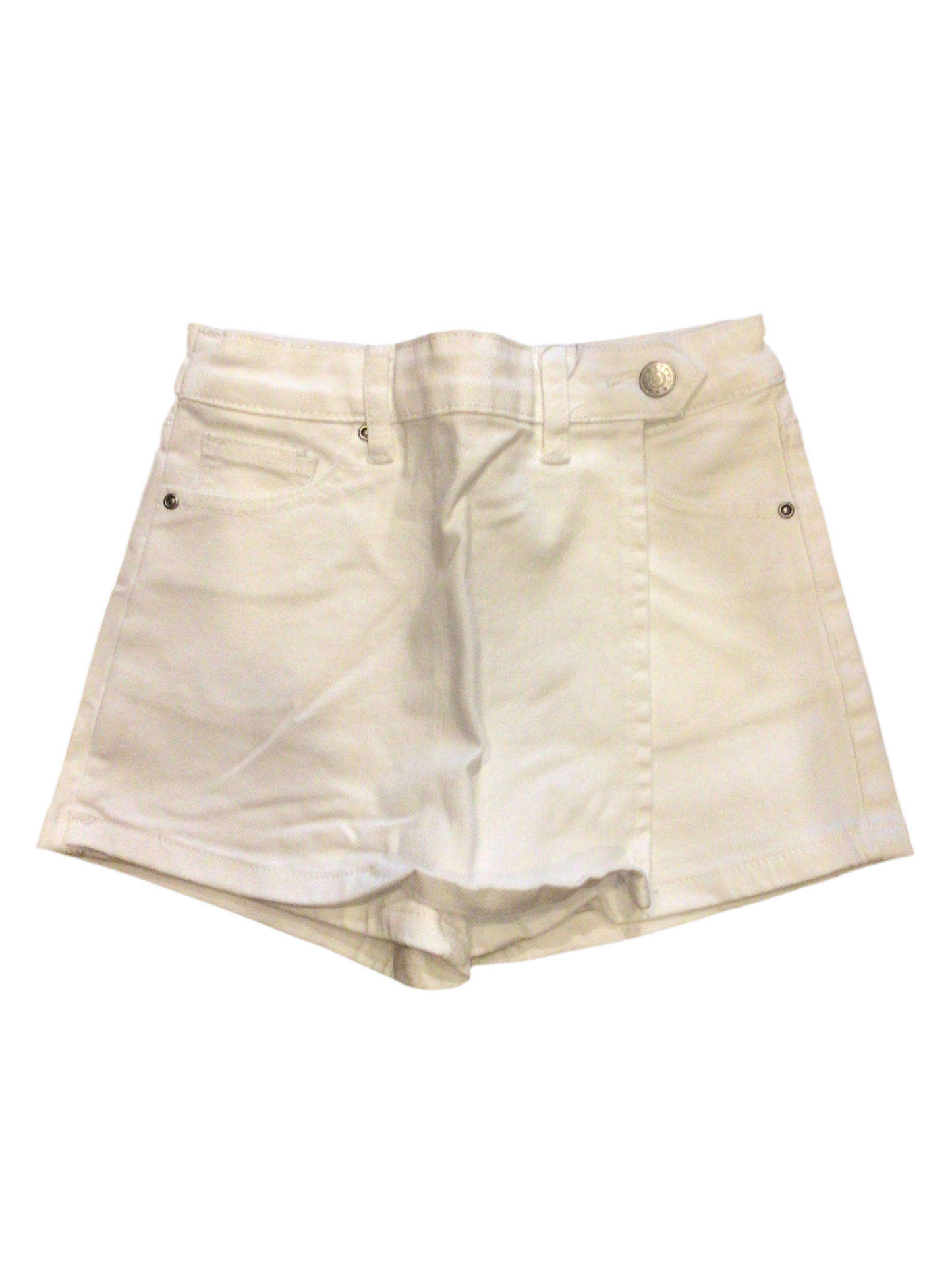 Tractr white jean skort