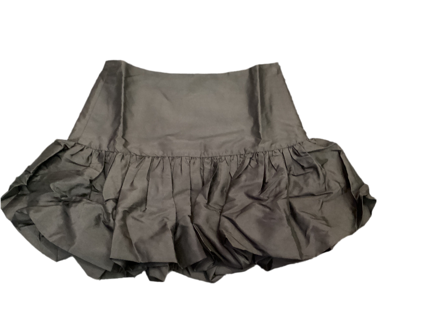 Blaine black taffeta bubble skirt
