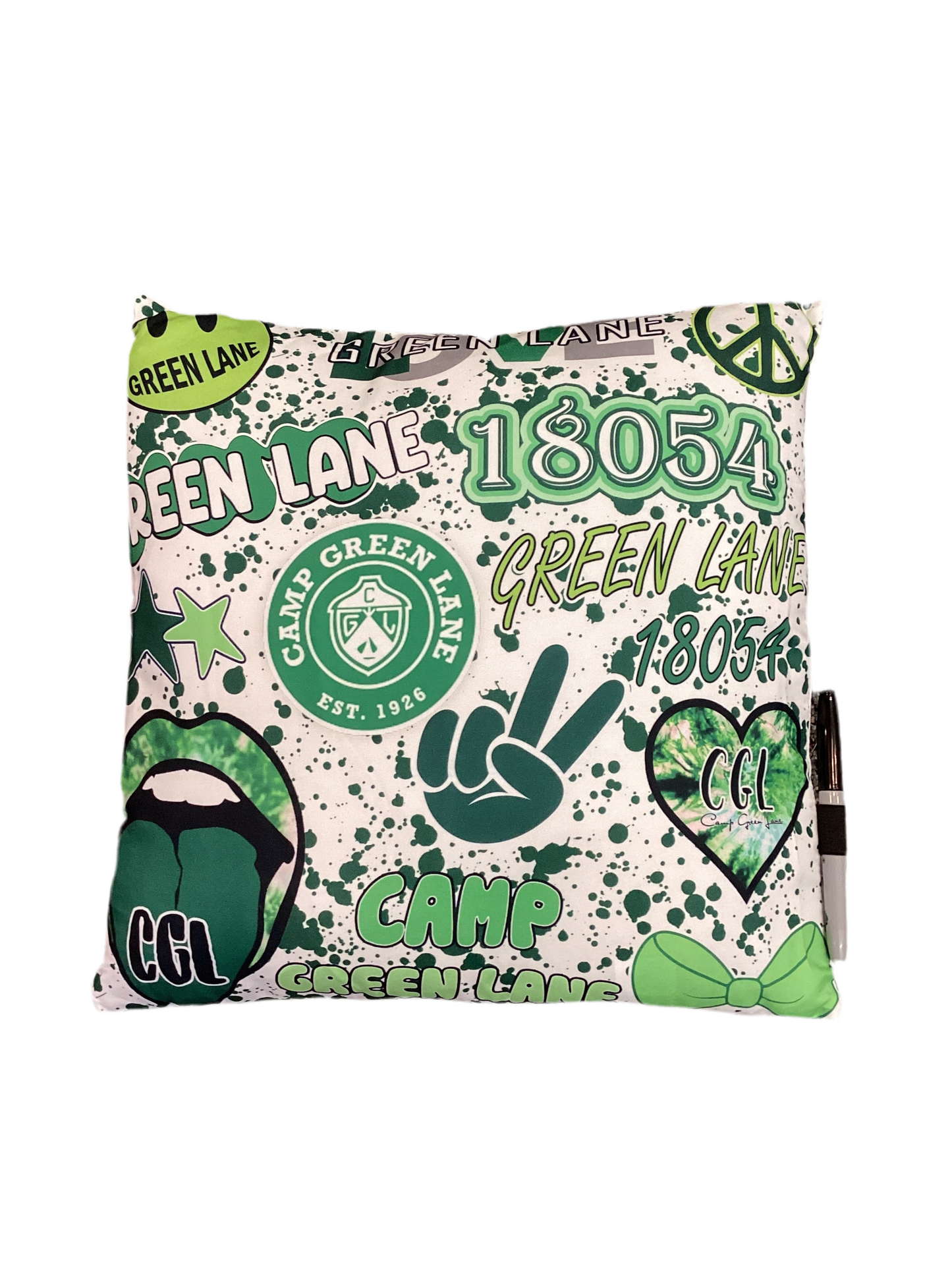 Gilbins Camp autograph pillows