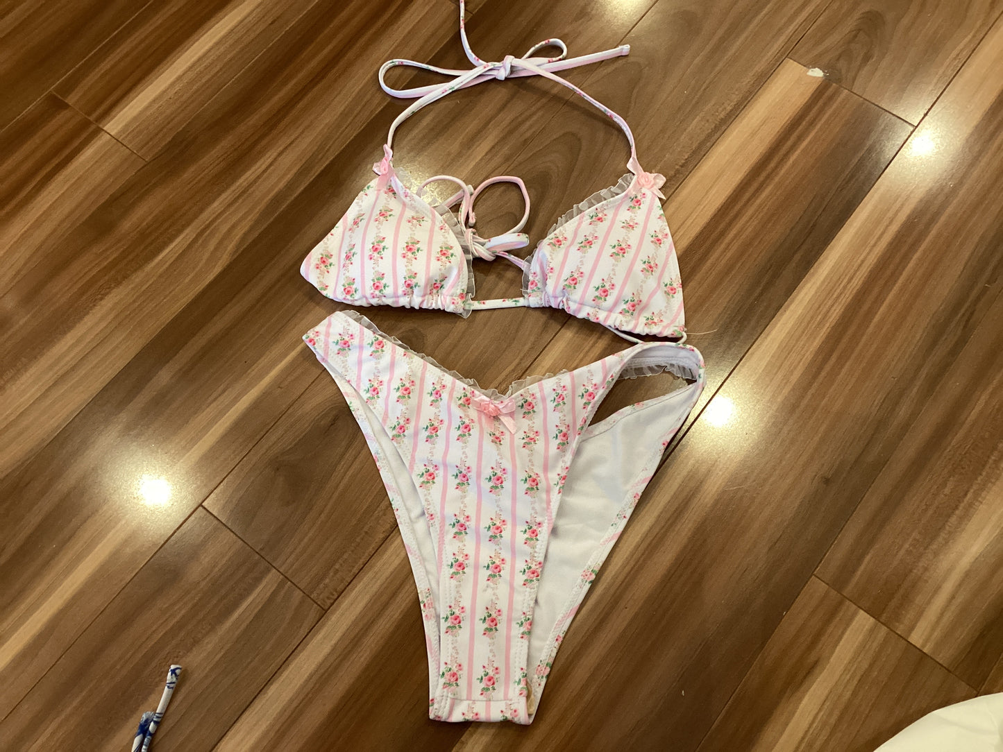 Floral String Bikini