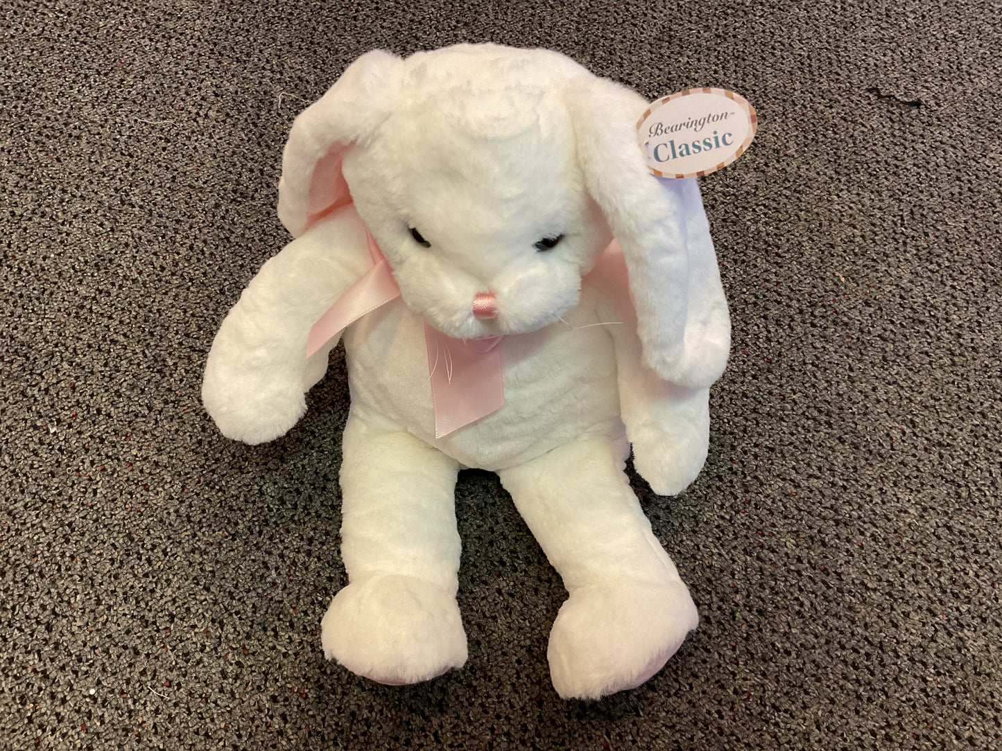 White loopy bunny