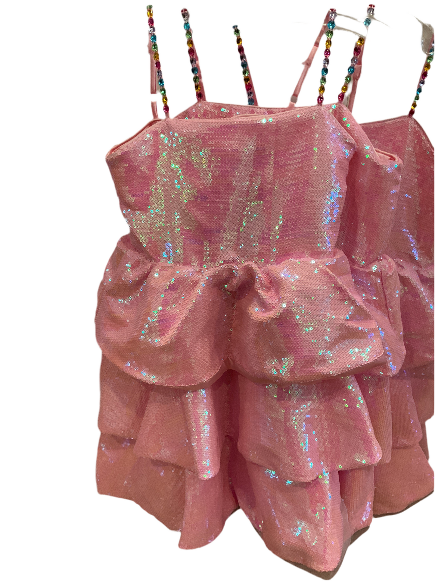 Ella and Mila pink sparkle dress
