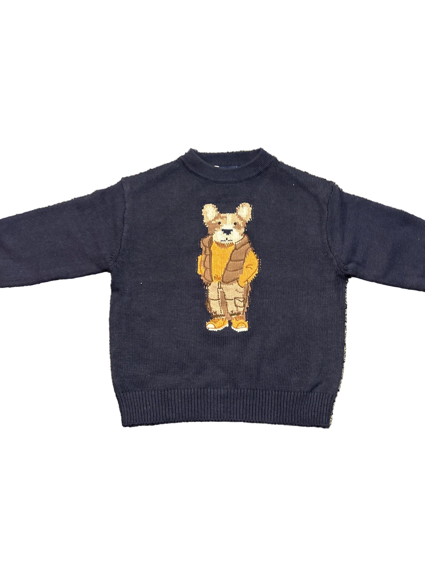 Navy dog sweater