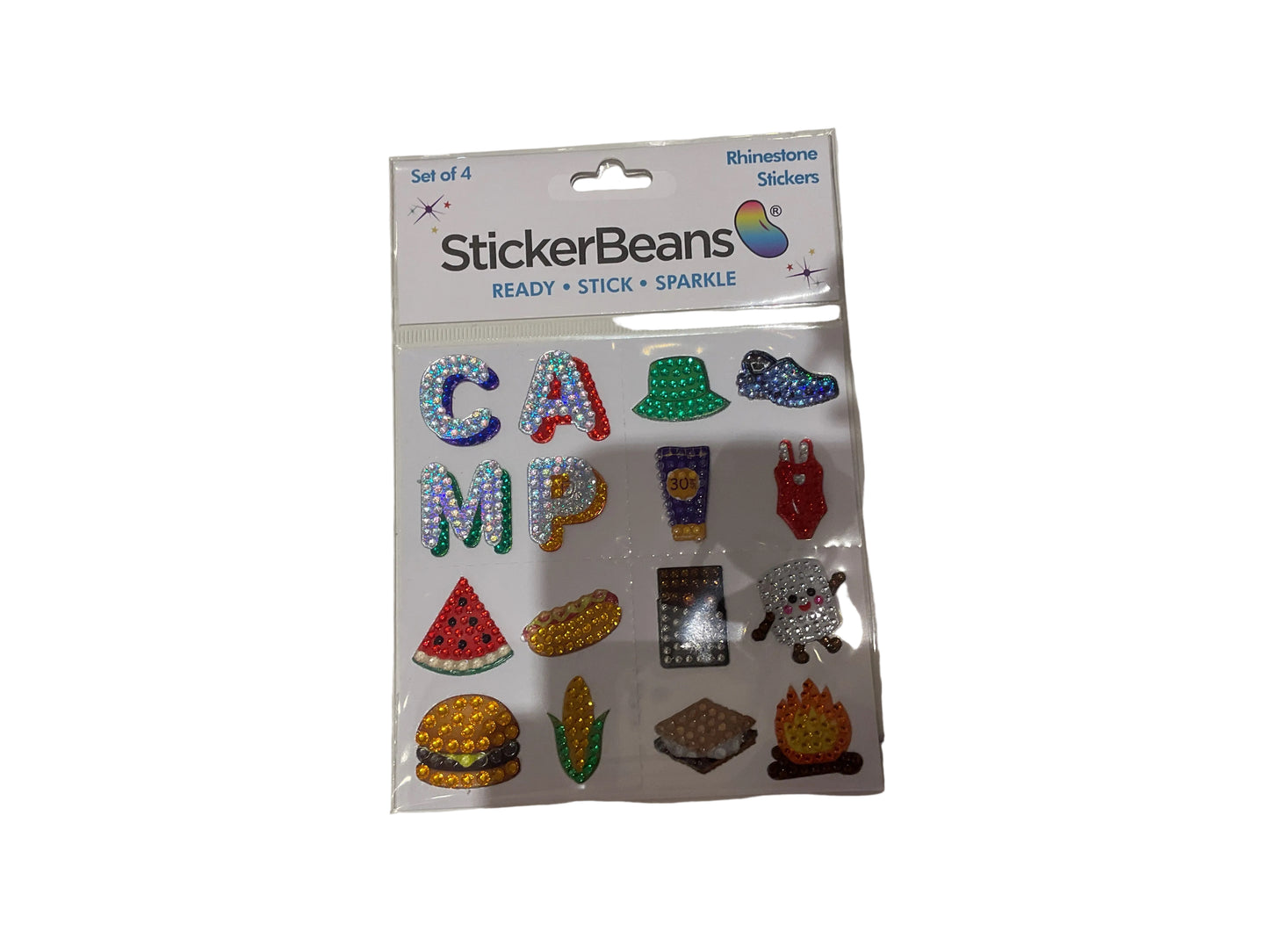 CAMP set of 4 sticker beans