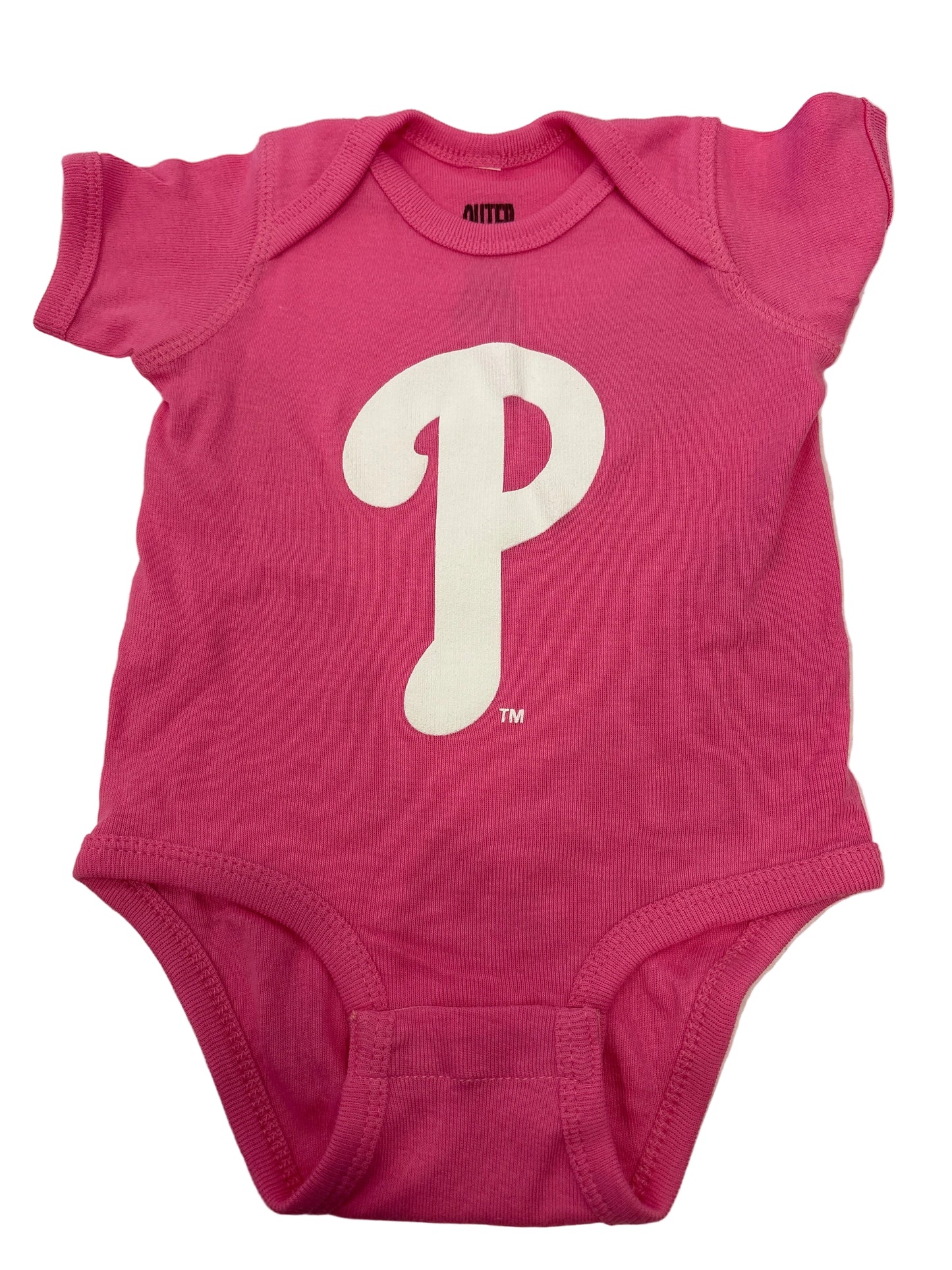 Pink Phillies Onesie