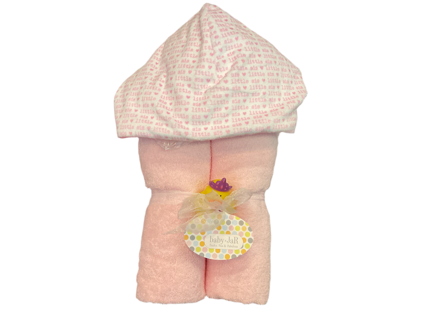 Baby Jar hooded towel