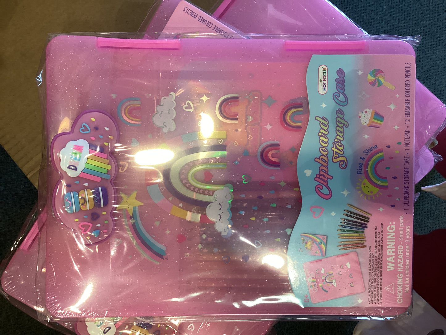 Hot Focus Clipboard Rainbow case