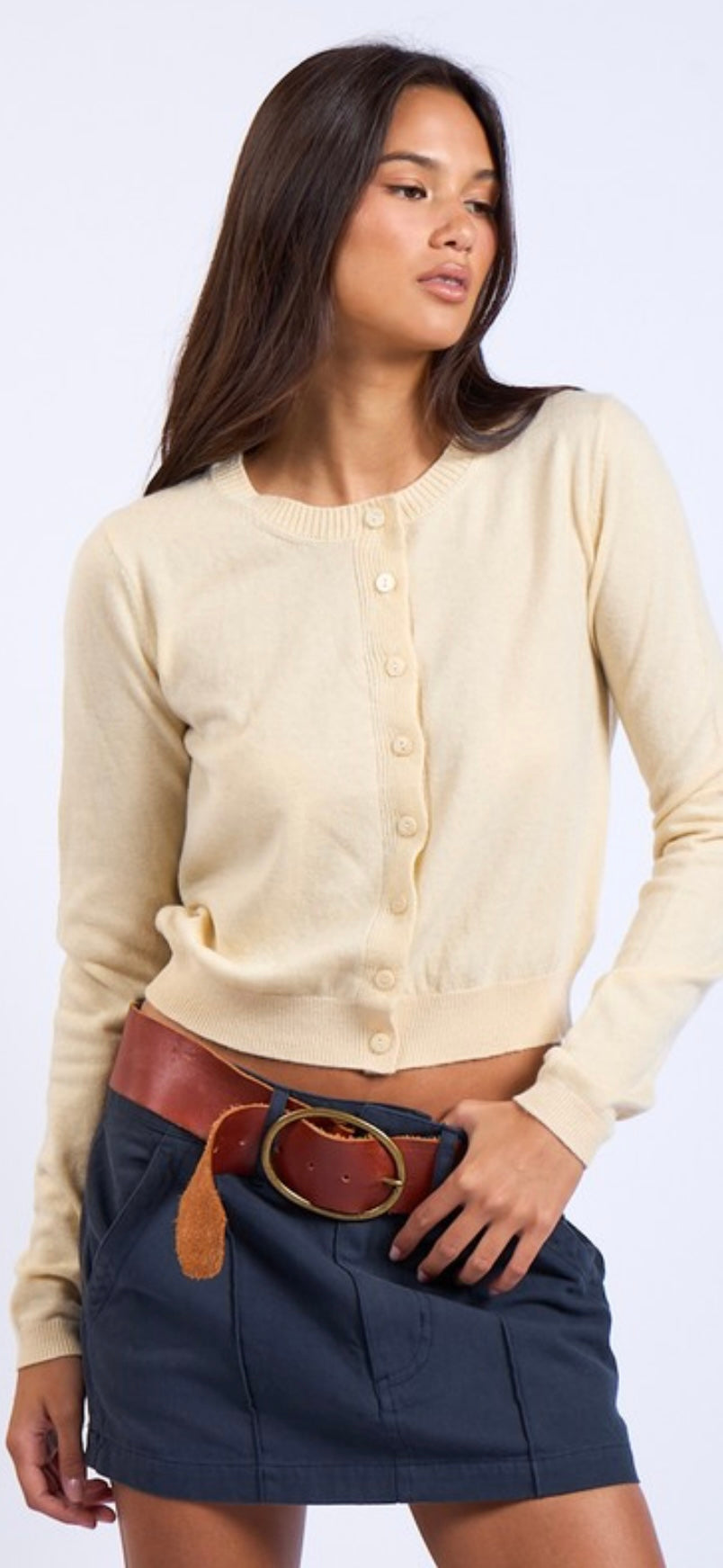 Sky to Moon Ivory cardigan