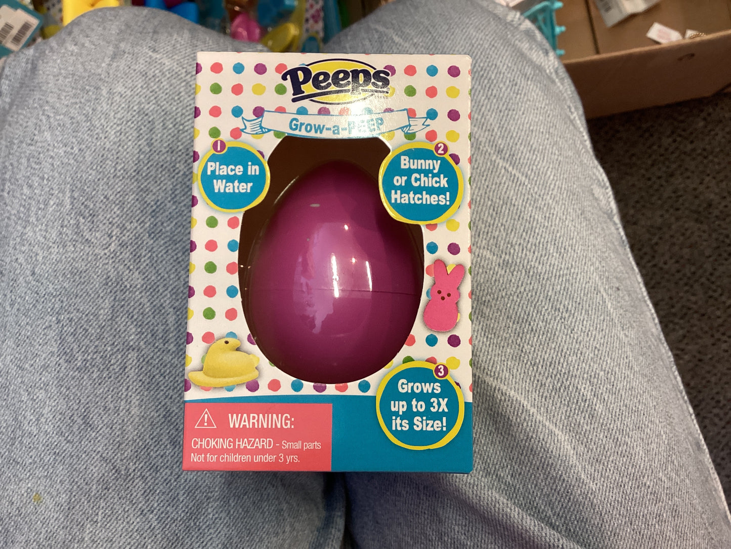 Peeps grow a peep chick hatches