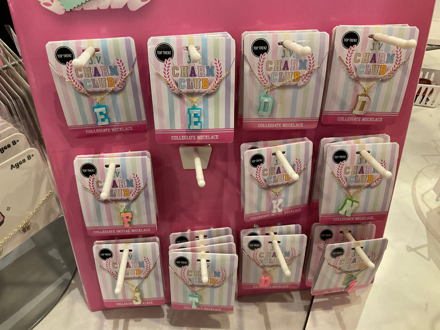 Top trenz collegiate charm necklace