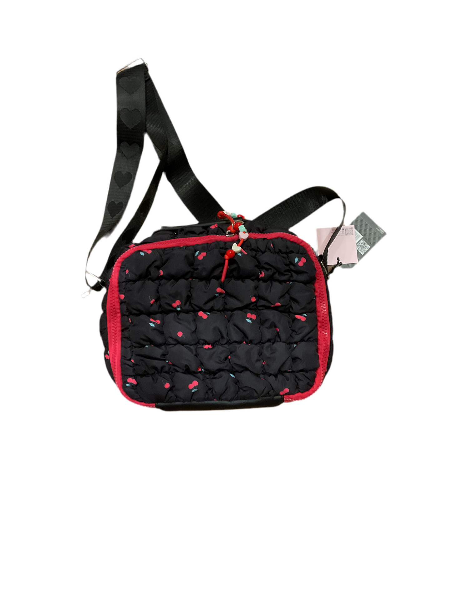 OMG cherry scrunch lunch bag