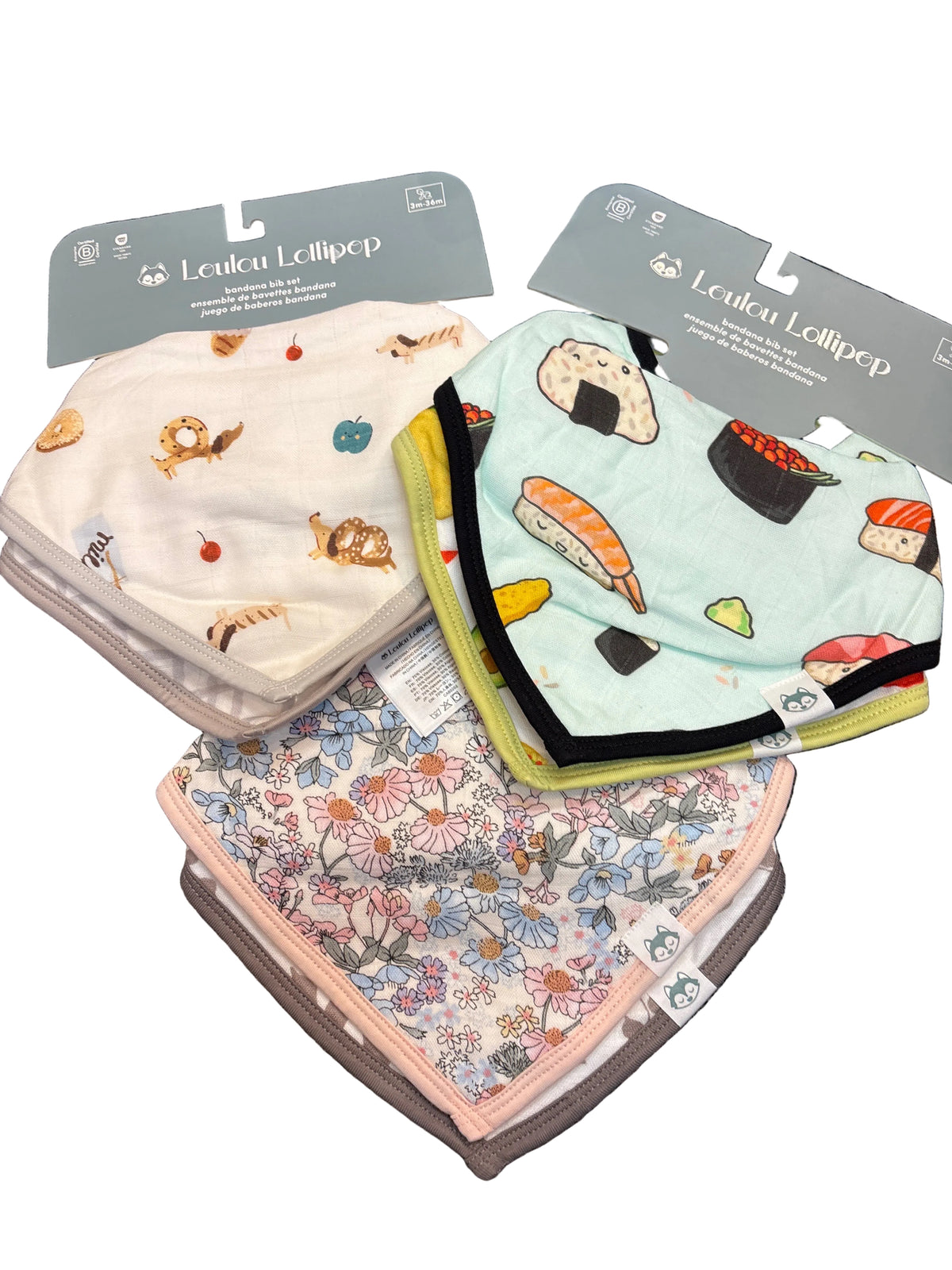 Bandana bib set