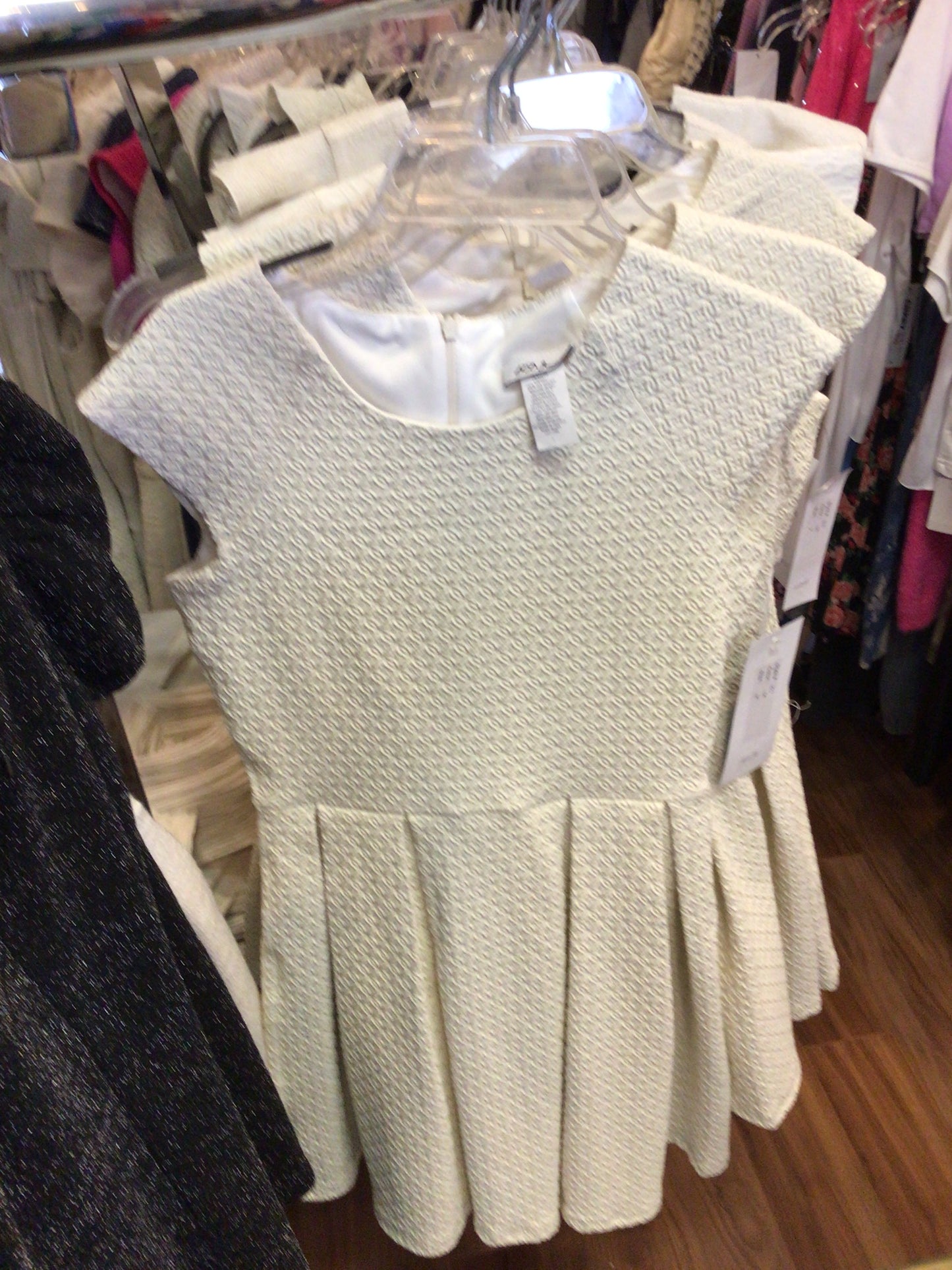 By Debra diamond pleated dress