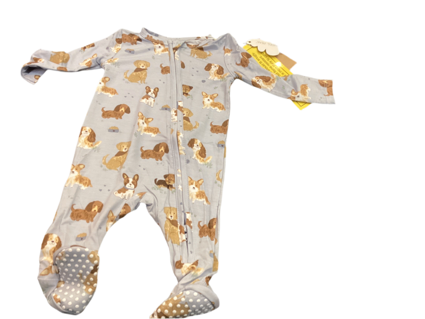 Angel Dear Best Friend Dogs Blue Footie