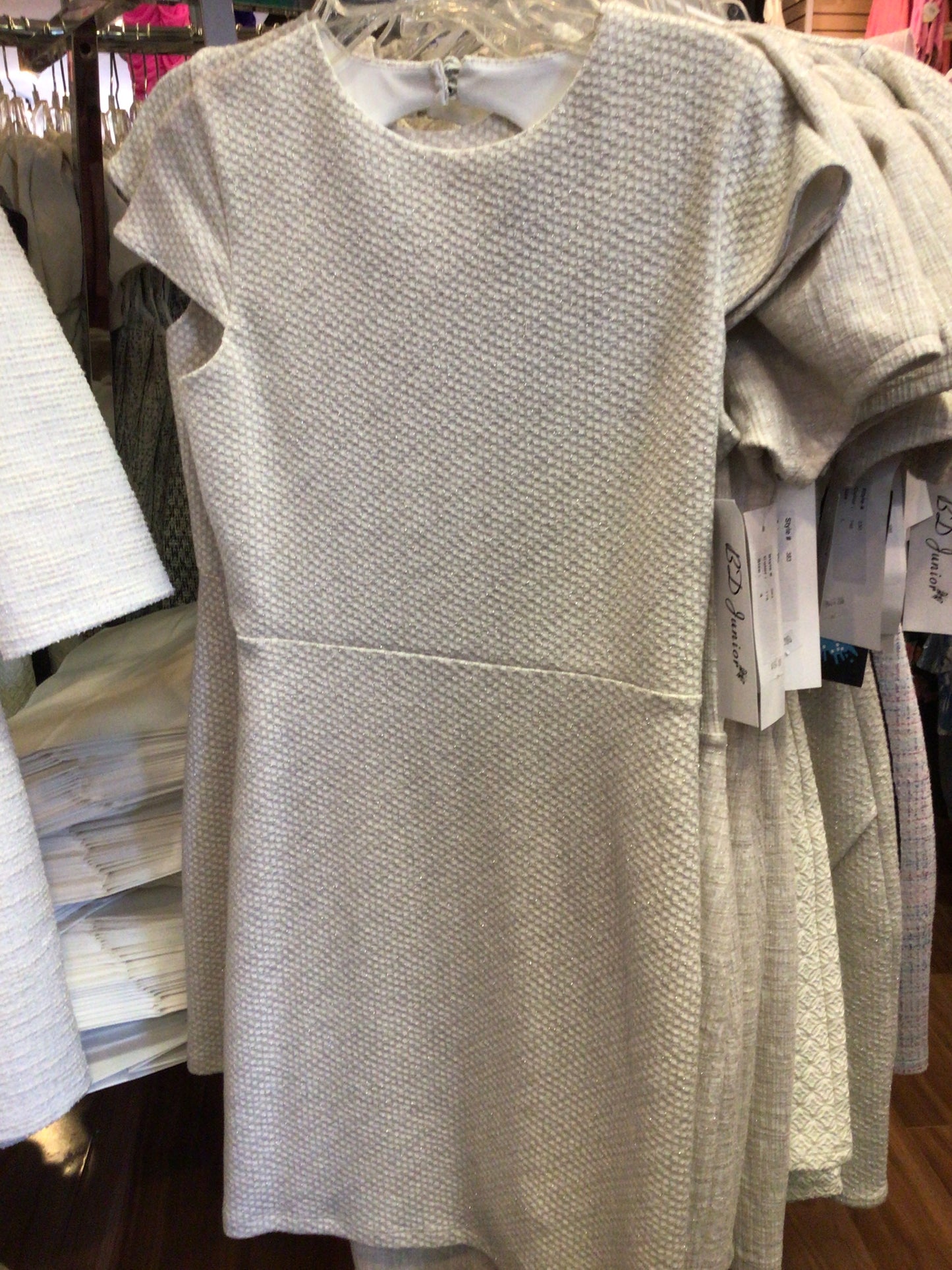 BD Junior open circle back dress