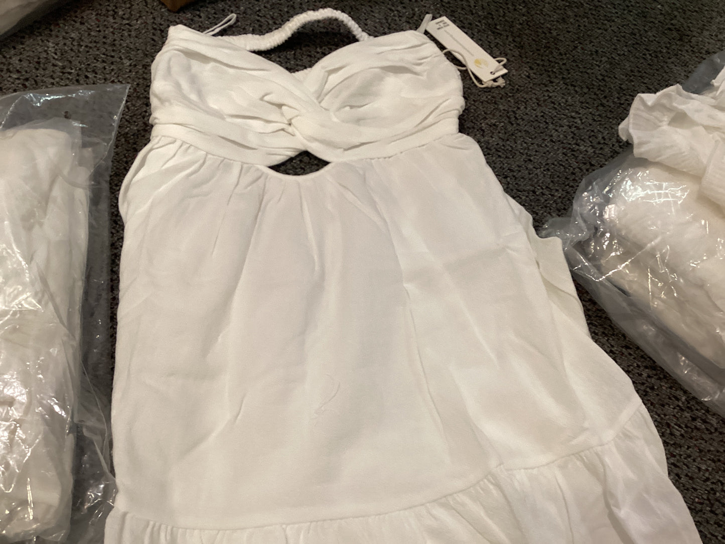 Ocean Drive pink strapless mini dress